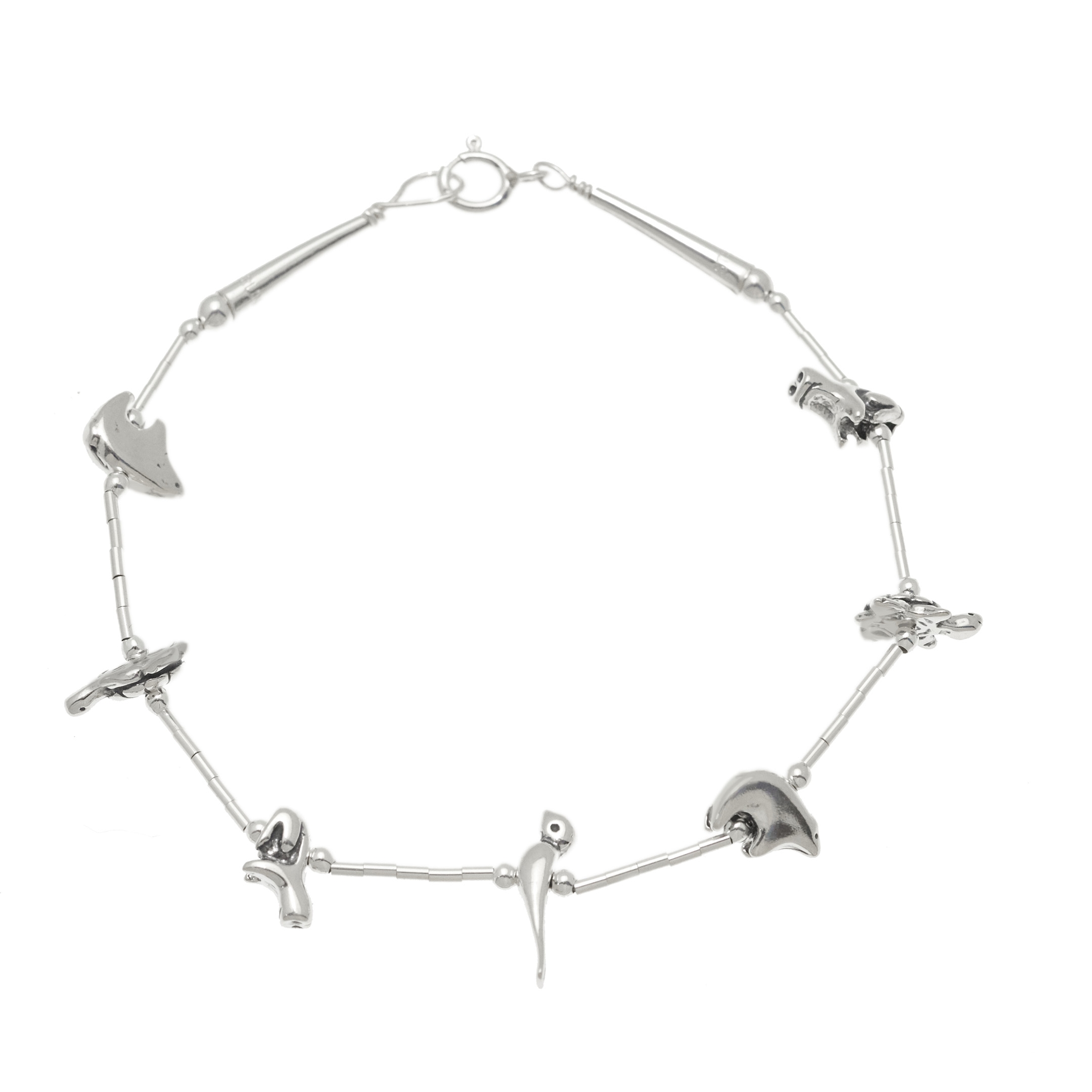 BRw102 silver fetish bracelet - Harpo Paris