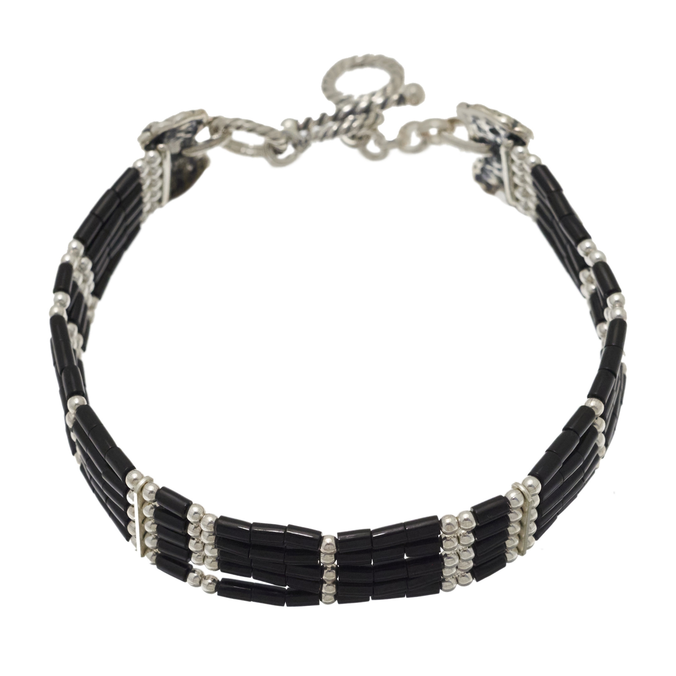 Native american Liquid Silver bracelet. Harpo Paris