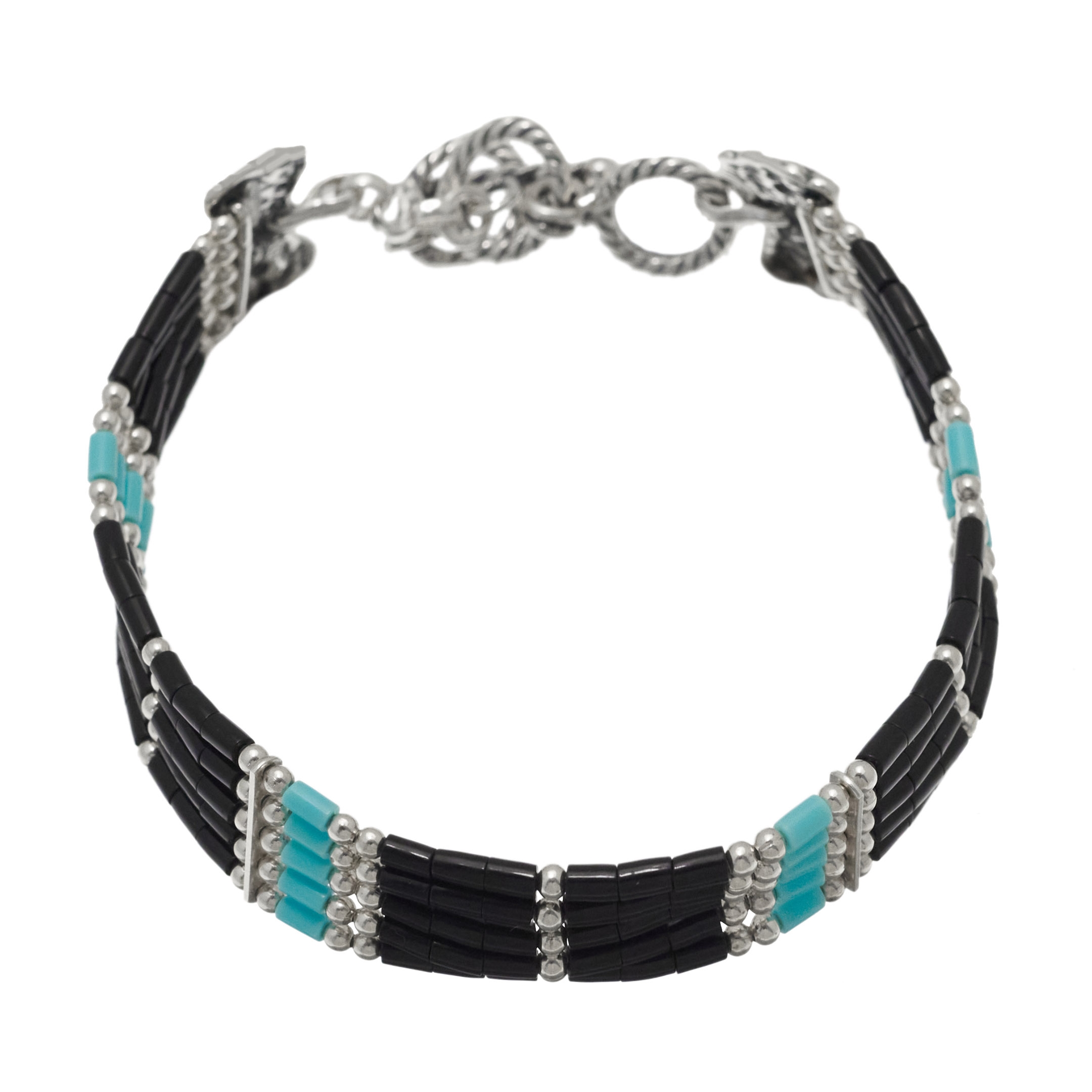 Native american Liquid Silver bracelet. Harpo Paris