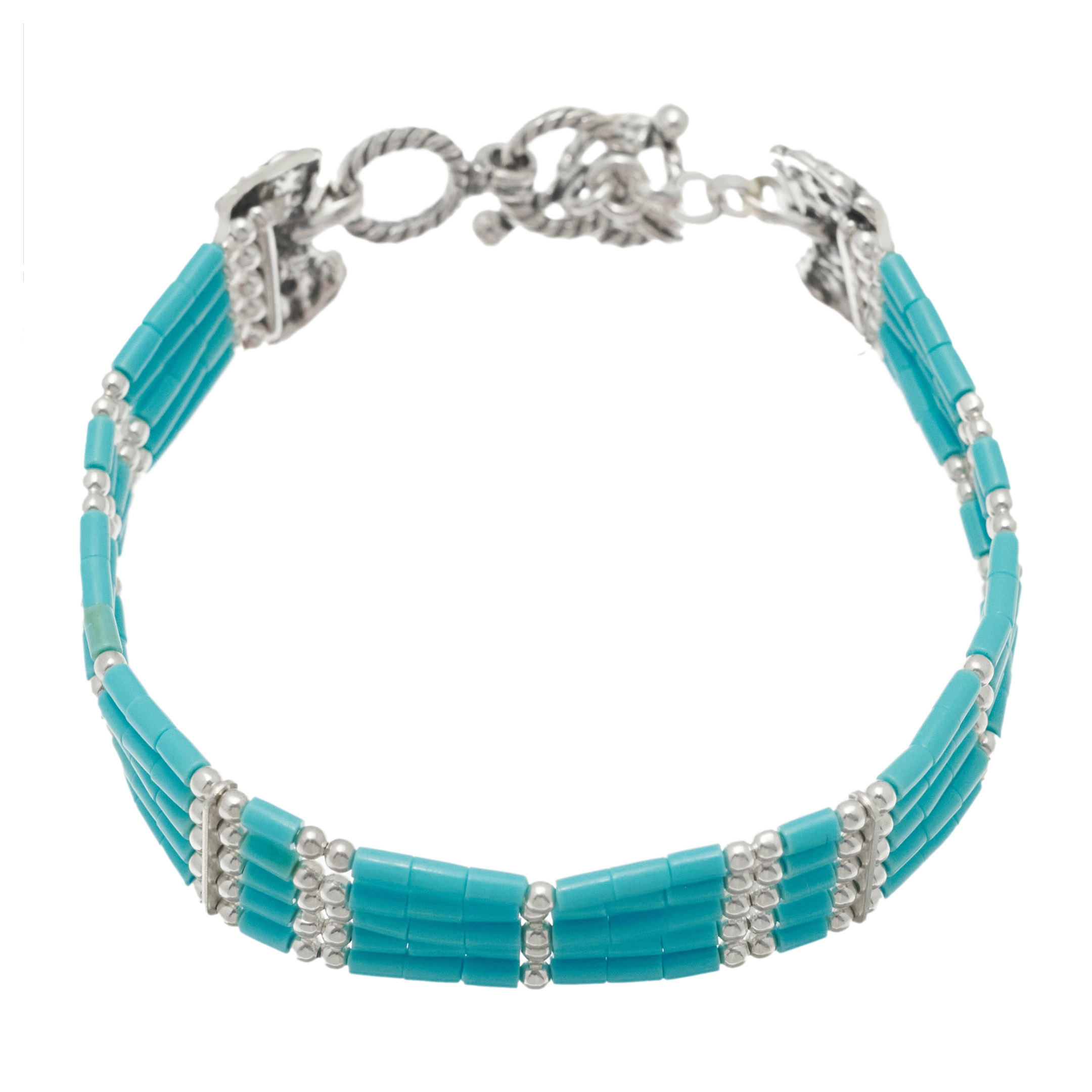 Native american Liquid Silver bracelet. Harpo Paris