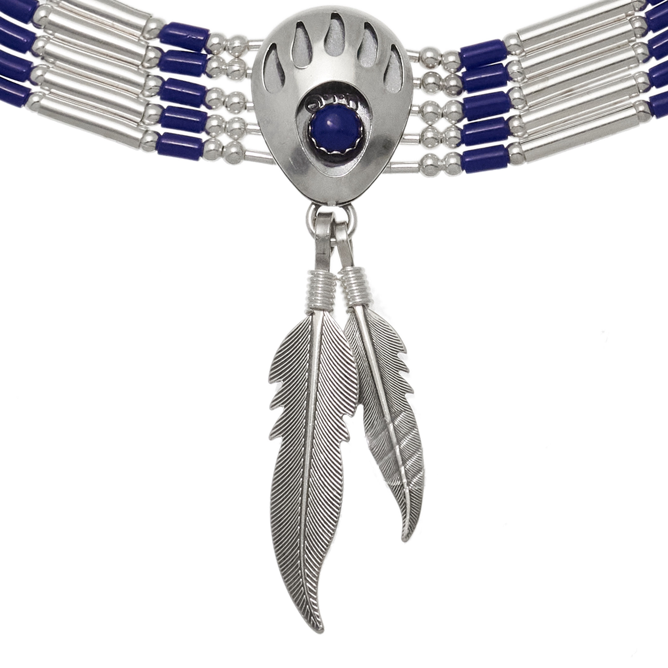 Bear paw liquid silver bracelet N440 - Harpo Paris