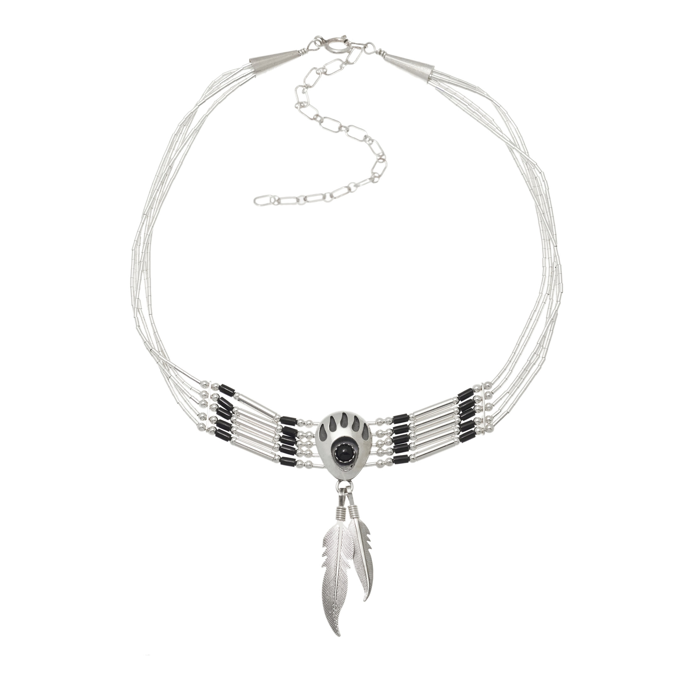 Bear paw chocker necklace N440 - Harpo Paris