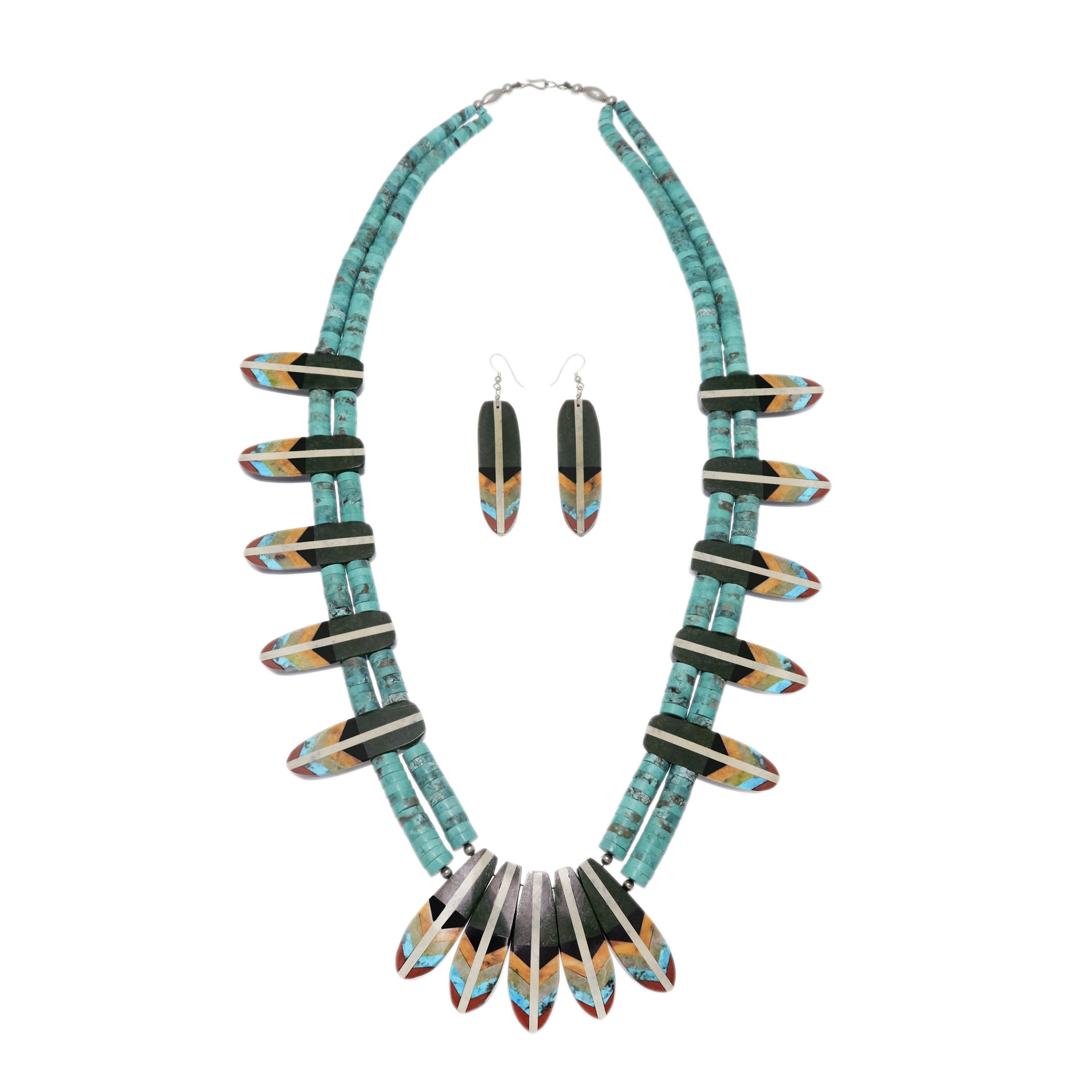 Collier parure plumes colibri CO241 - Harpo Paris