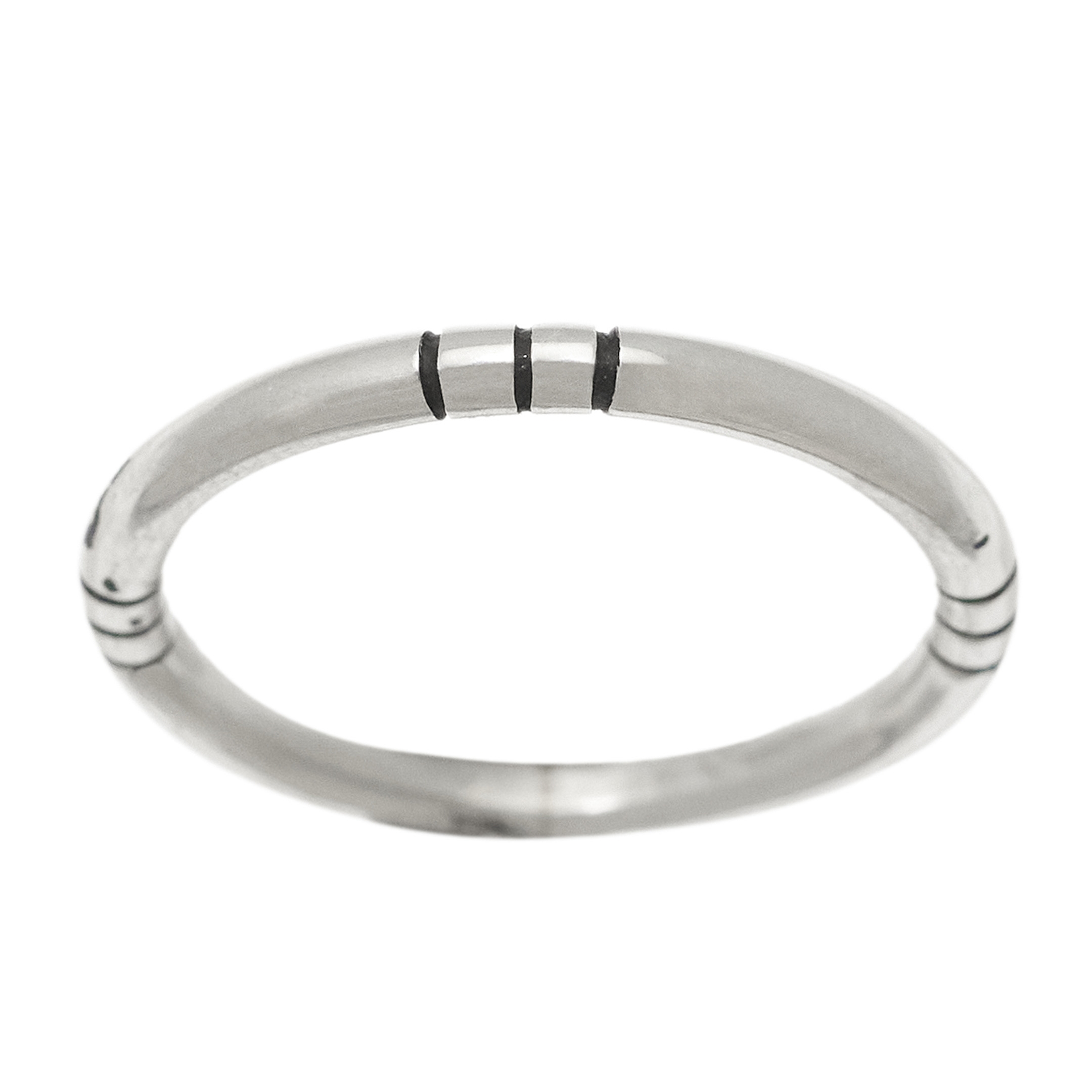 BA1593 bague Navajo en argent massif - Harpo Paris