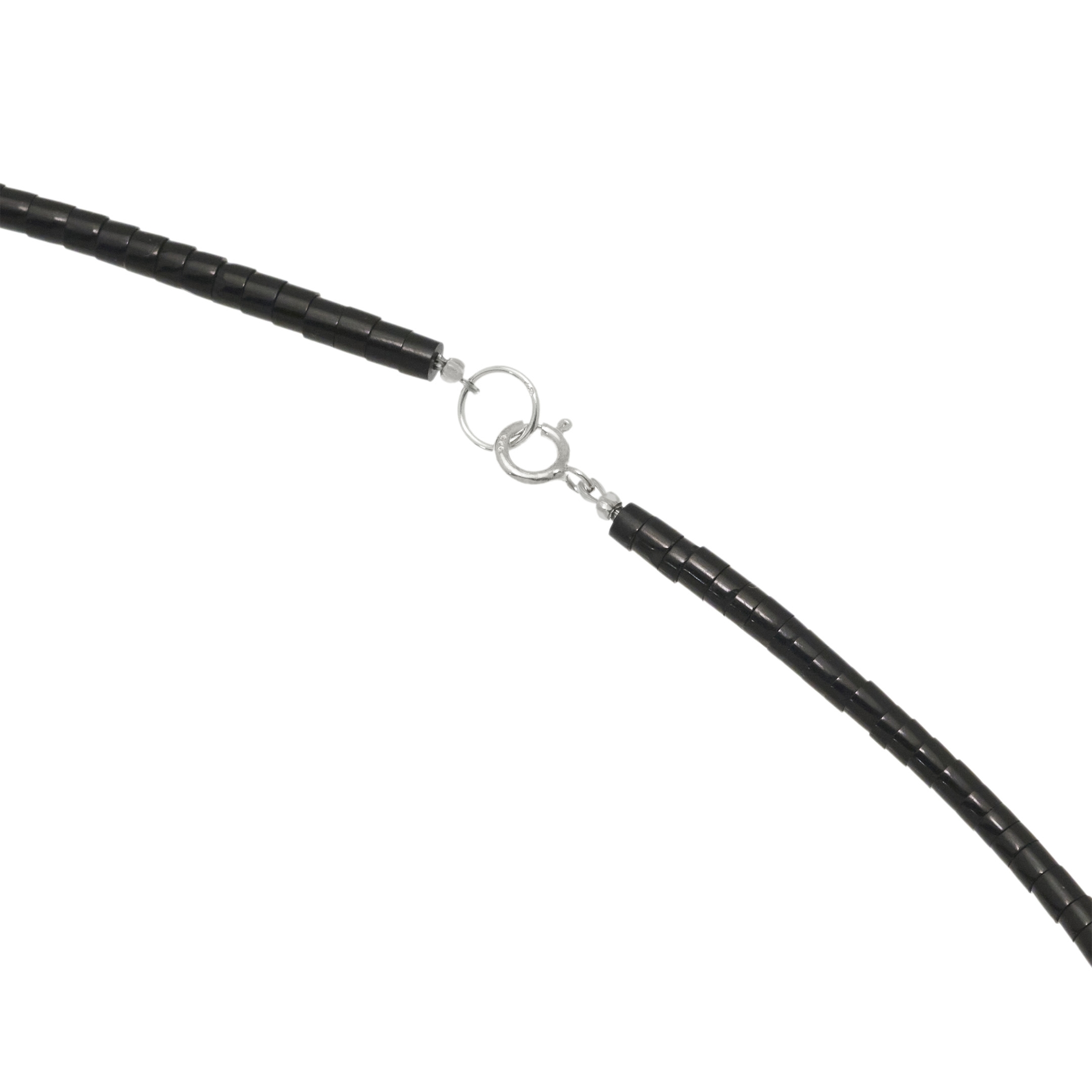 Heishi necklace in black jet and turquoise, COP23 - Harpo Paris