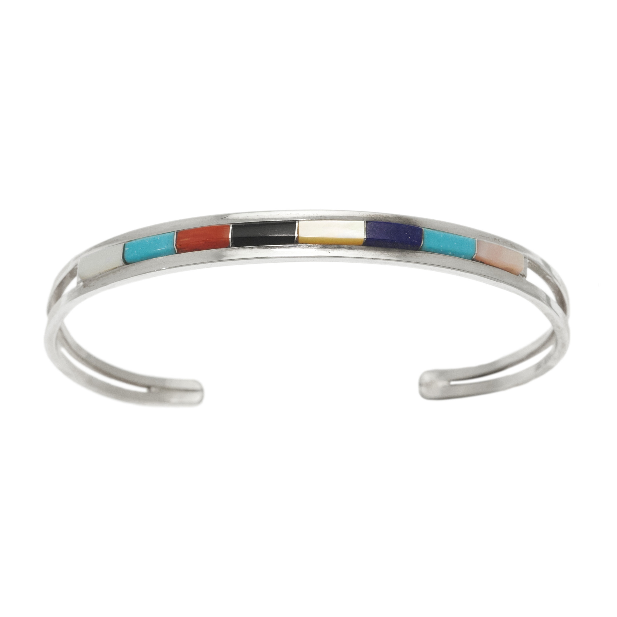 Inlay Zuni bracelet BR870 - Harpo Paris