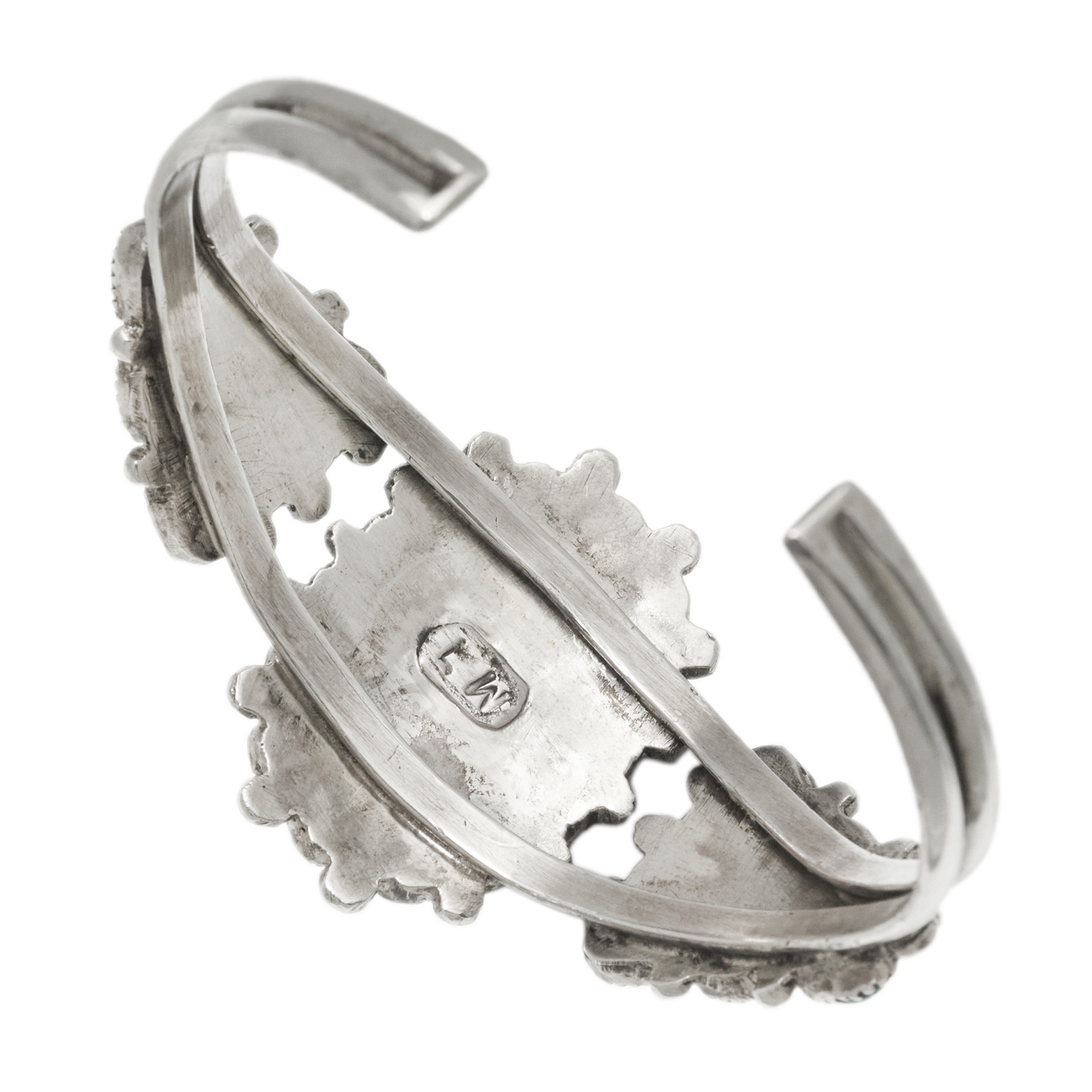 Bracelet Cactus Flower turquoises et argent BR874 - Harpo Paris