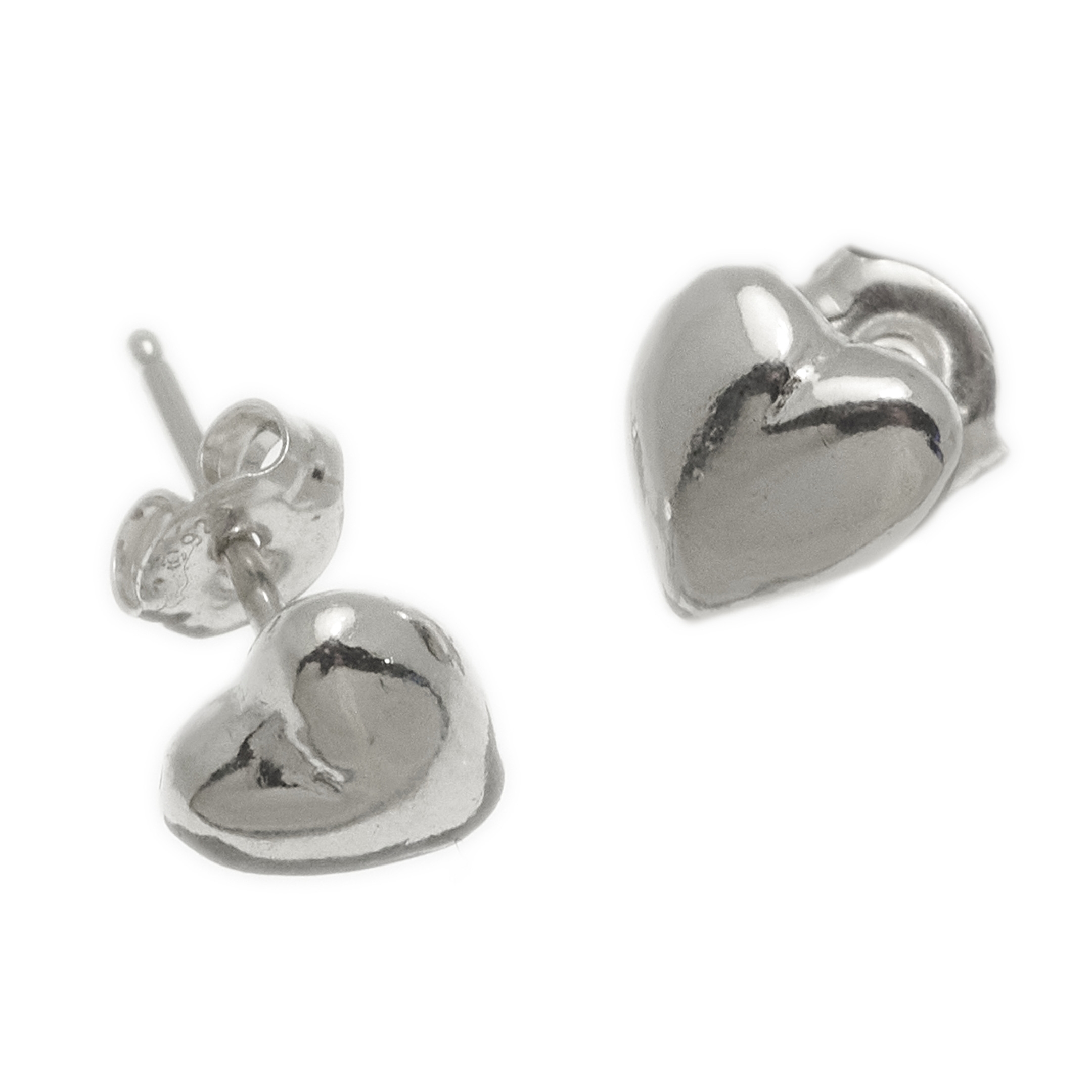 Hearts earrings silver BOW106 - Harpo Paris