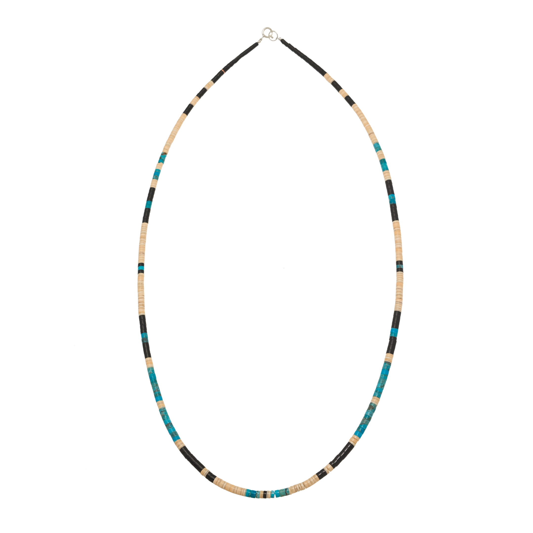 Collier Pueblo en turquoise et coquillage - Harpo Paris