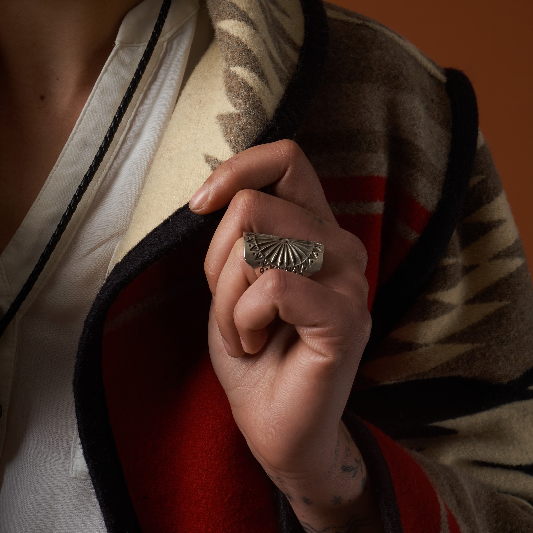 Bague argent Navajo BA1600 - Harpo Paris