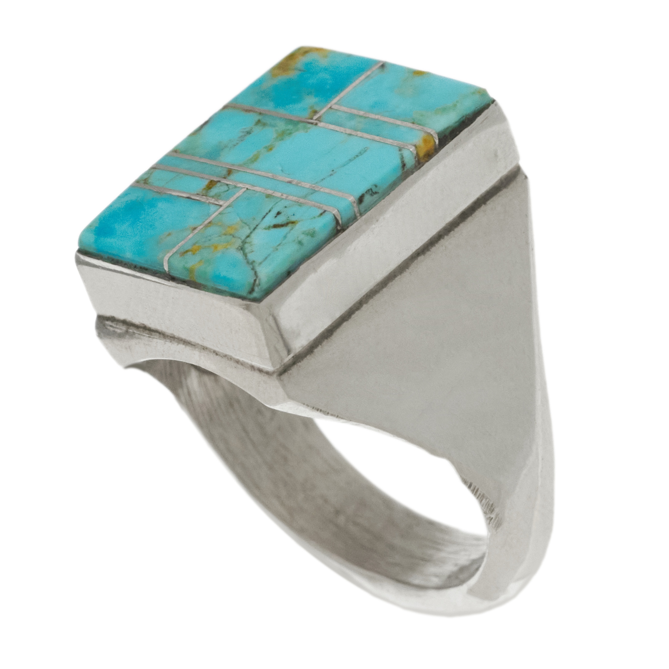 Bague turquoise et argent BA1610 - Harpo Paris