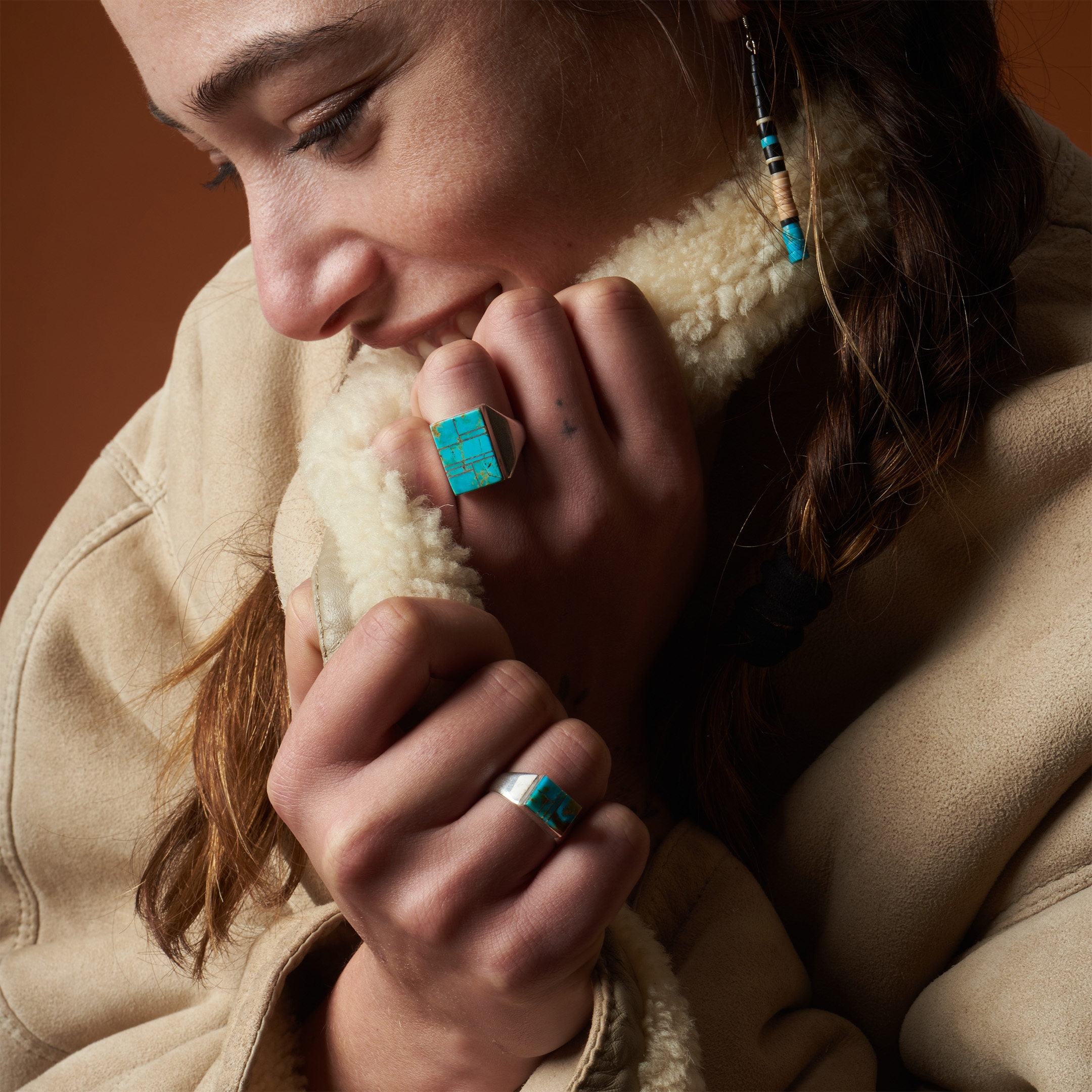 Bague turquoise et argent BA1610 - Harpo Paris