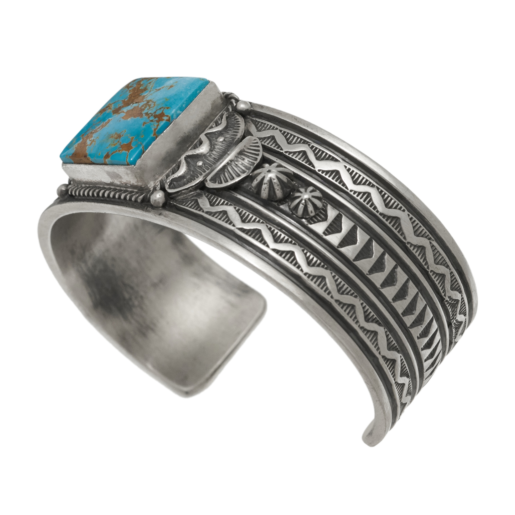Navajo turquoise bracelet BR887 - Harpo Paris