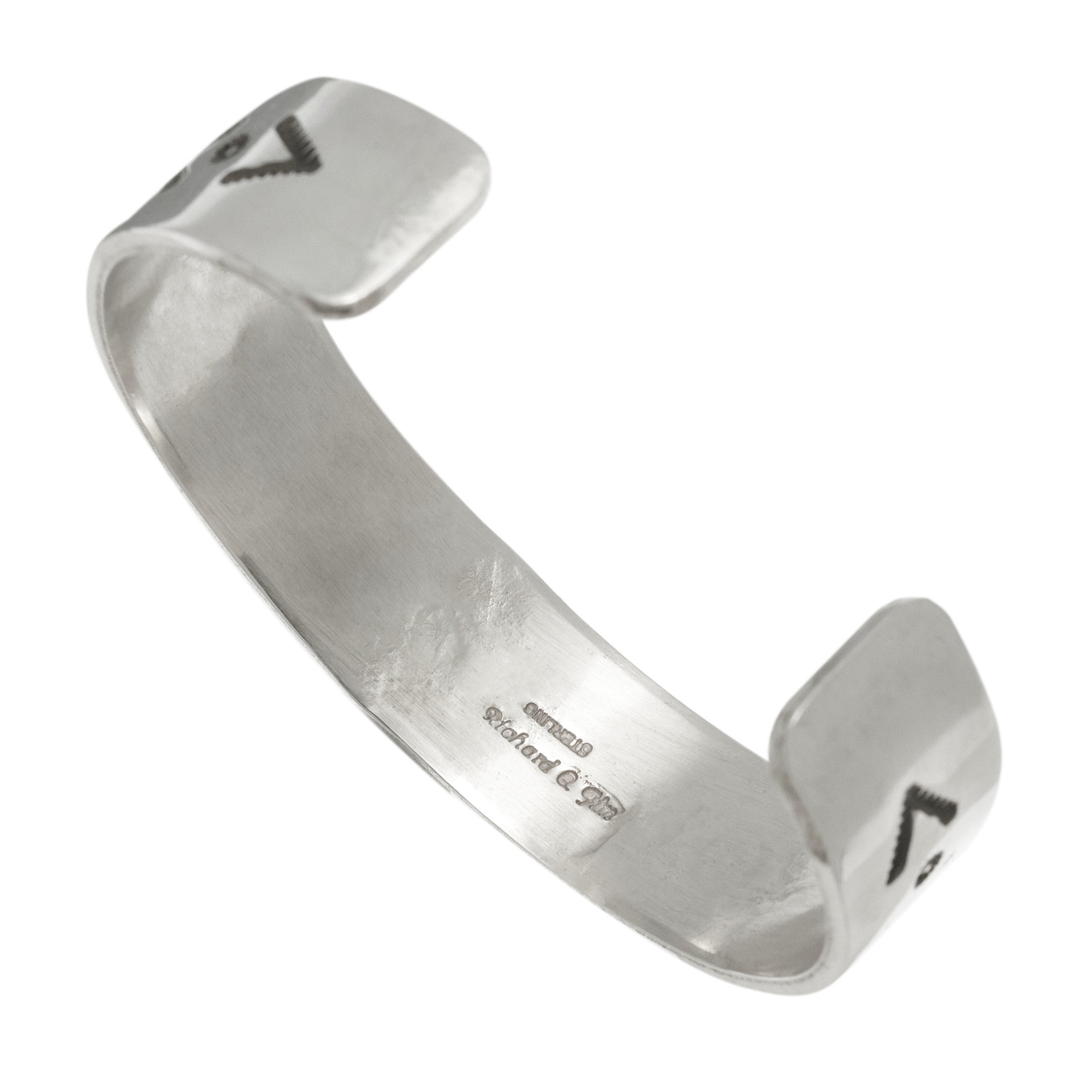 Navajo bracelet in silver for men BR891 - Harpo Paris