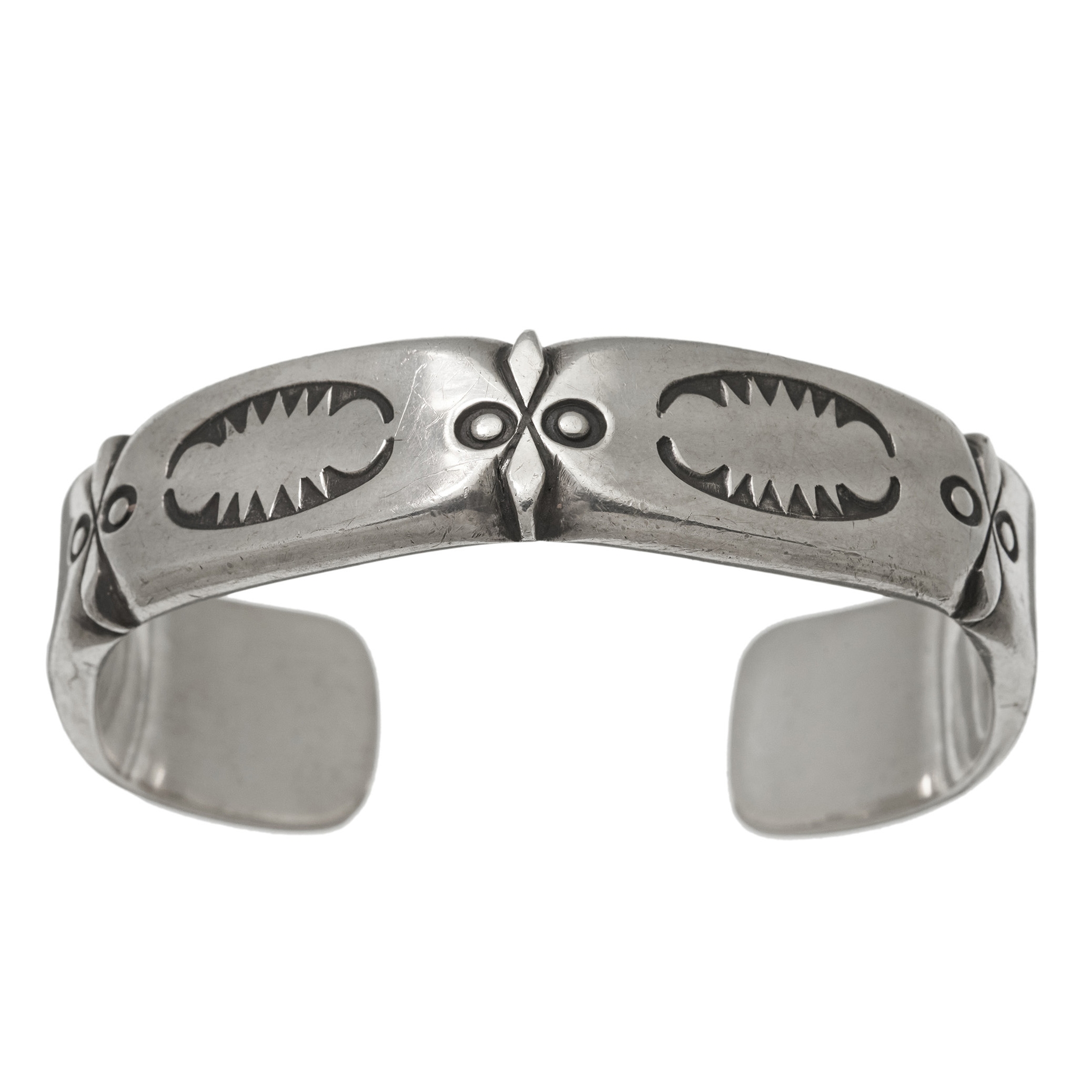Navajo bracelet in silver for men BR890 - Harpo Paris