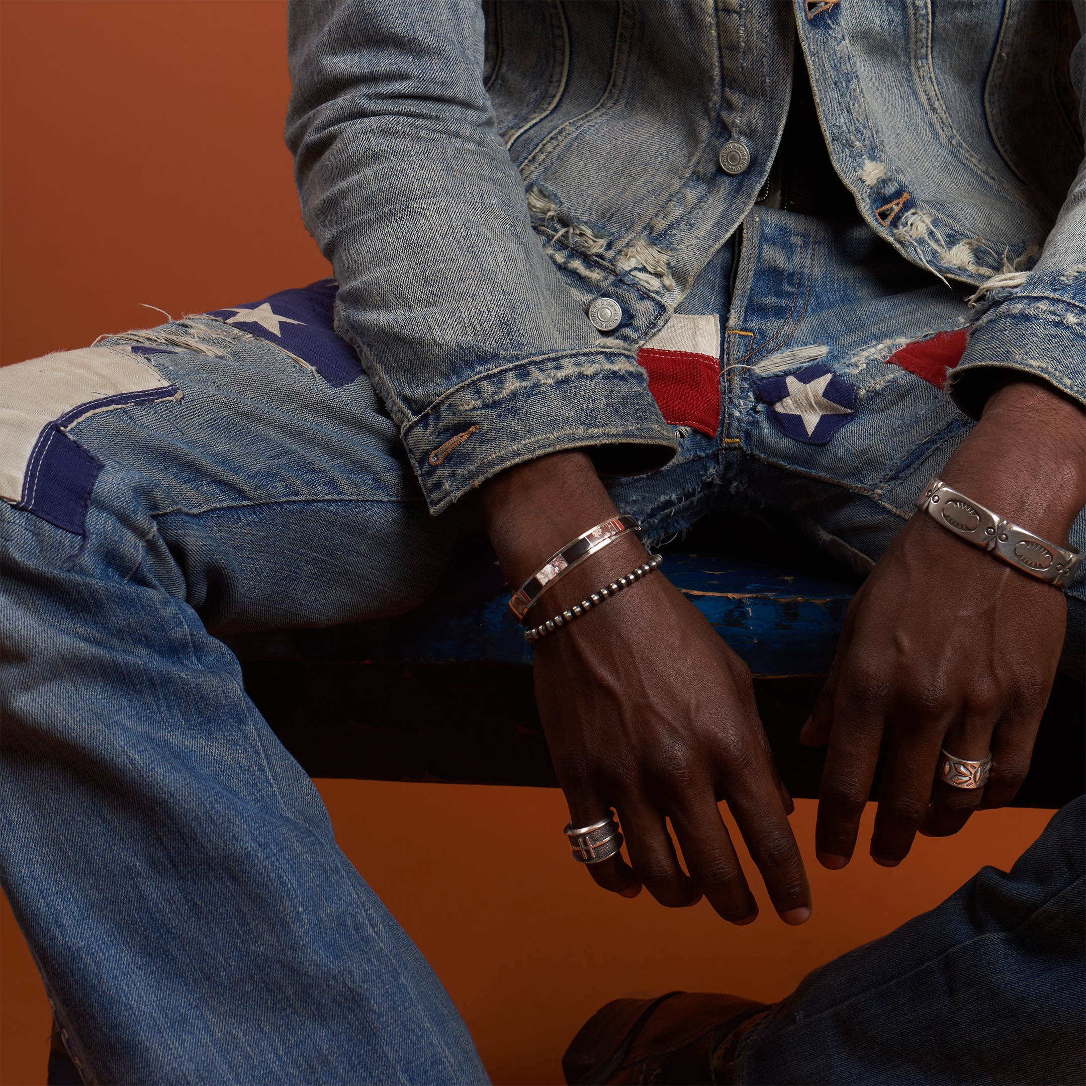 BA959 Silver ring Harpo