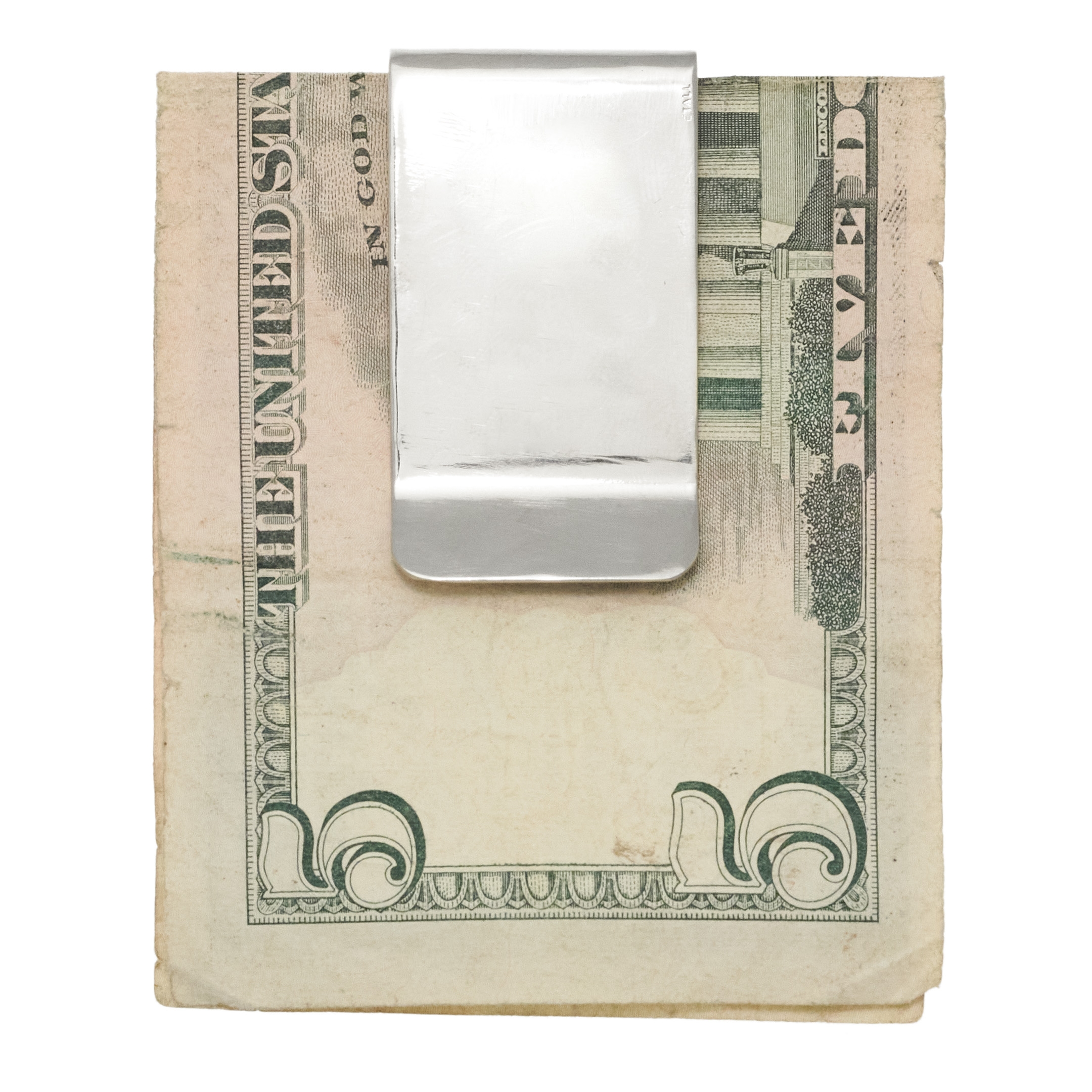 Money clip with a Thunder Bird inlaid of multistones, PB13 - Harpo Paris