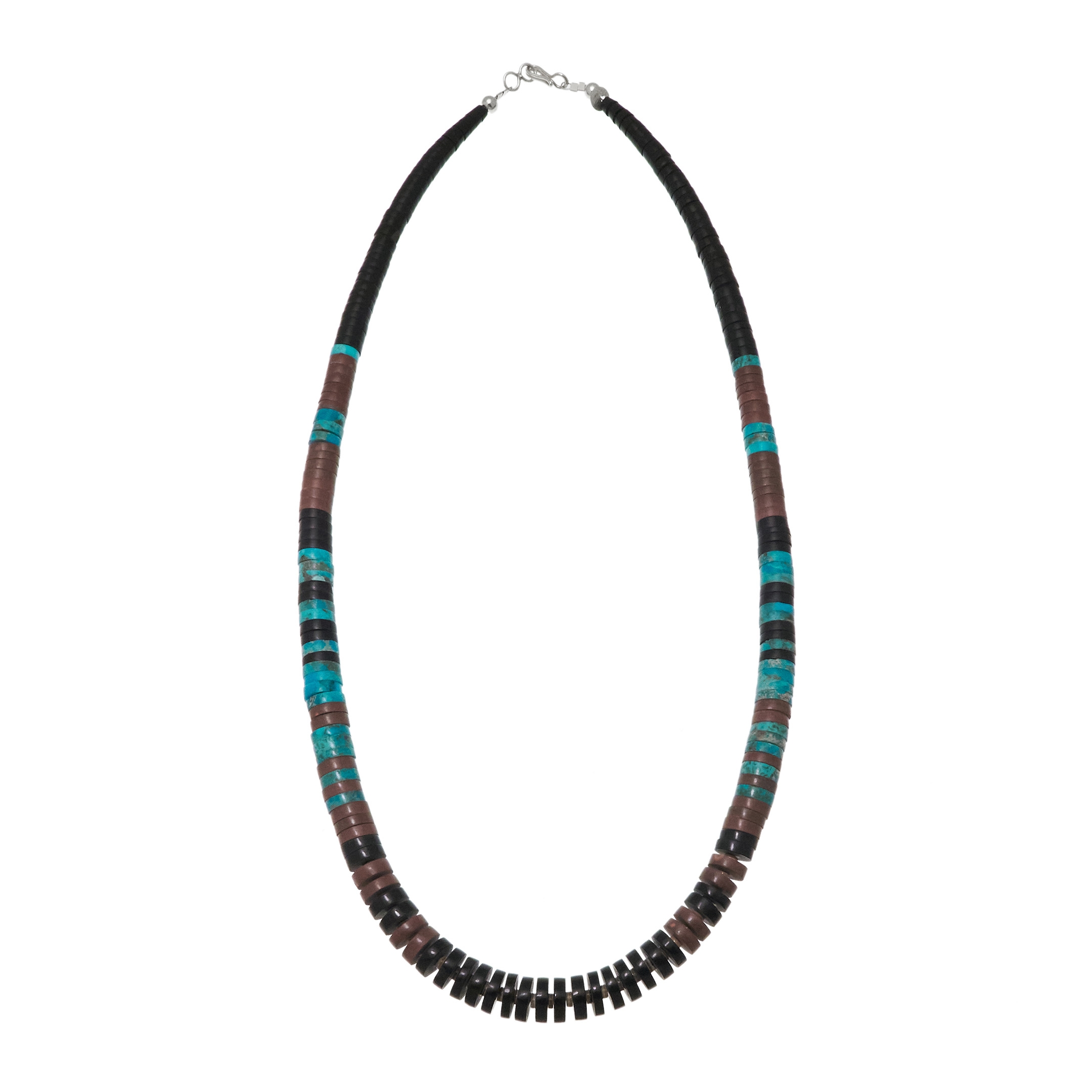 Collier Heishi de turquoise et de coquillage co253 - Harpo paris