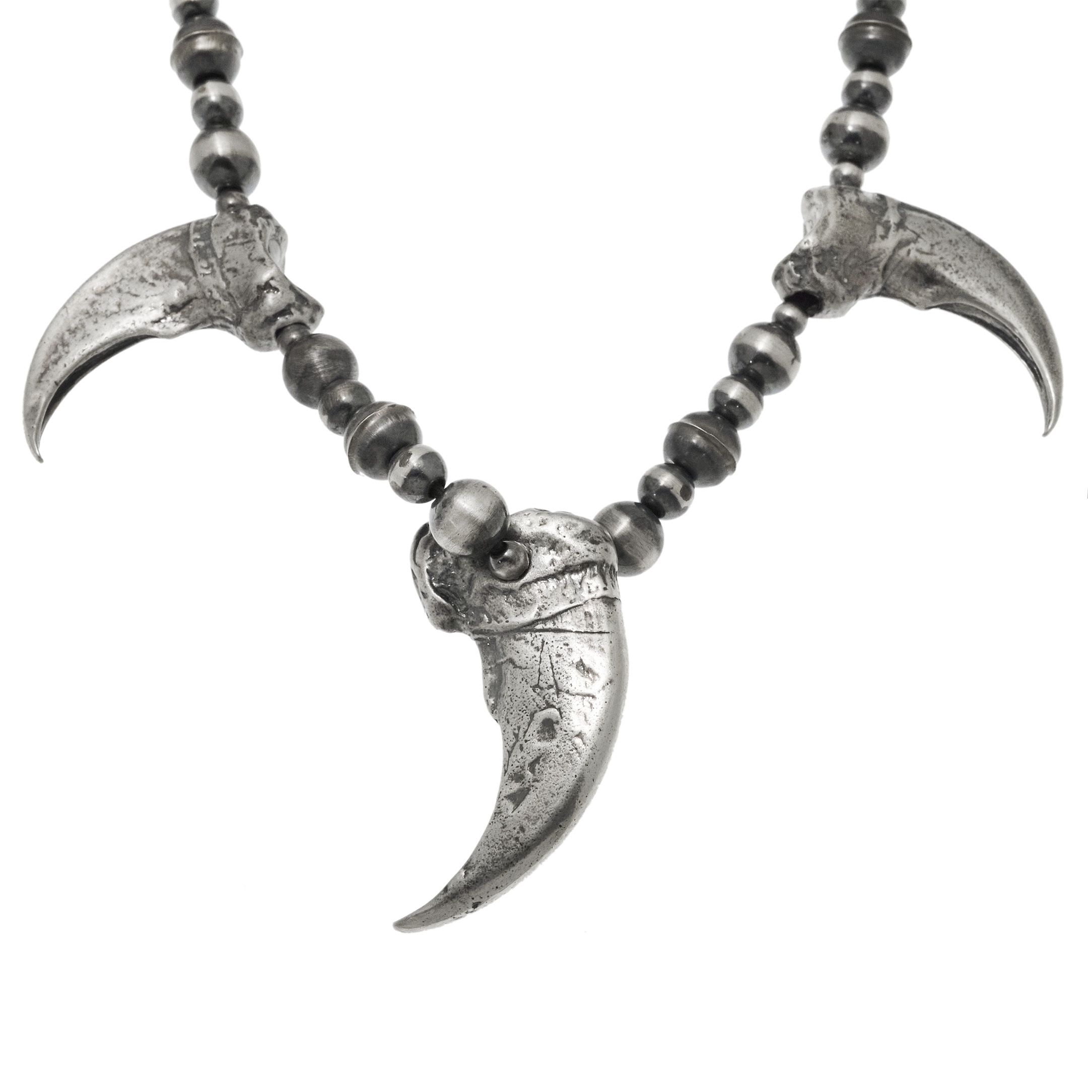 Sterling silver pearl necklace CO257 - Harpo Paris