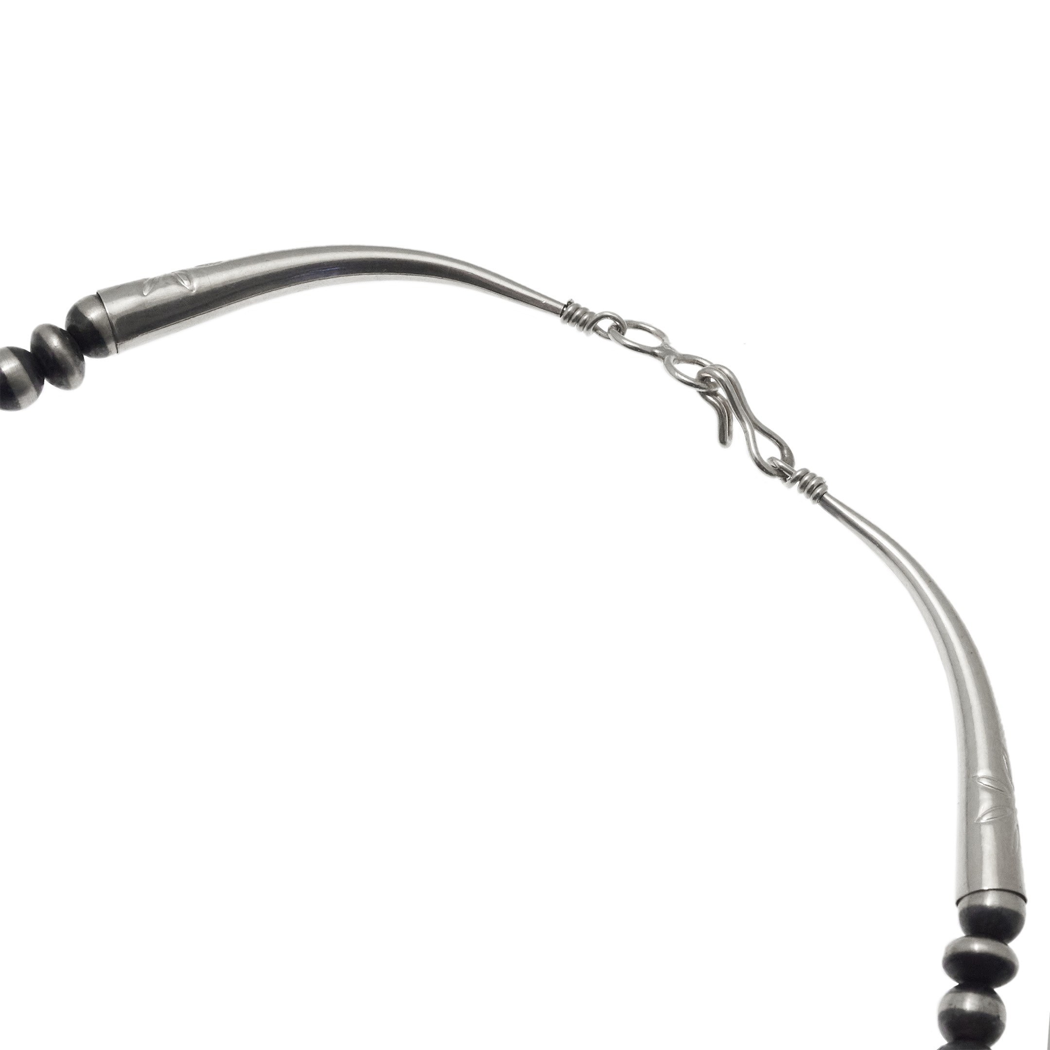 Sterling silver pearl necklace CO257 - Harpo Paris