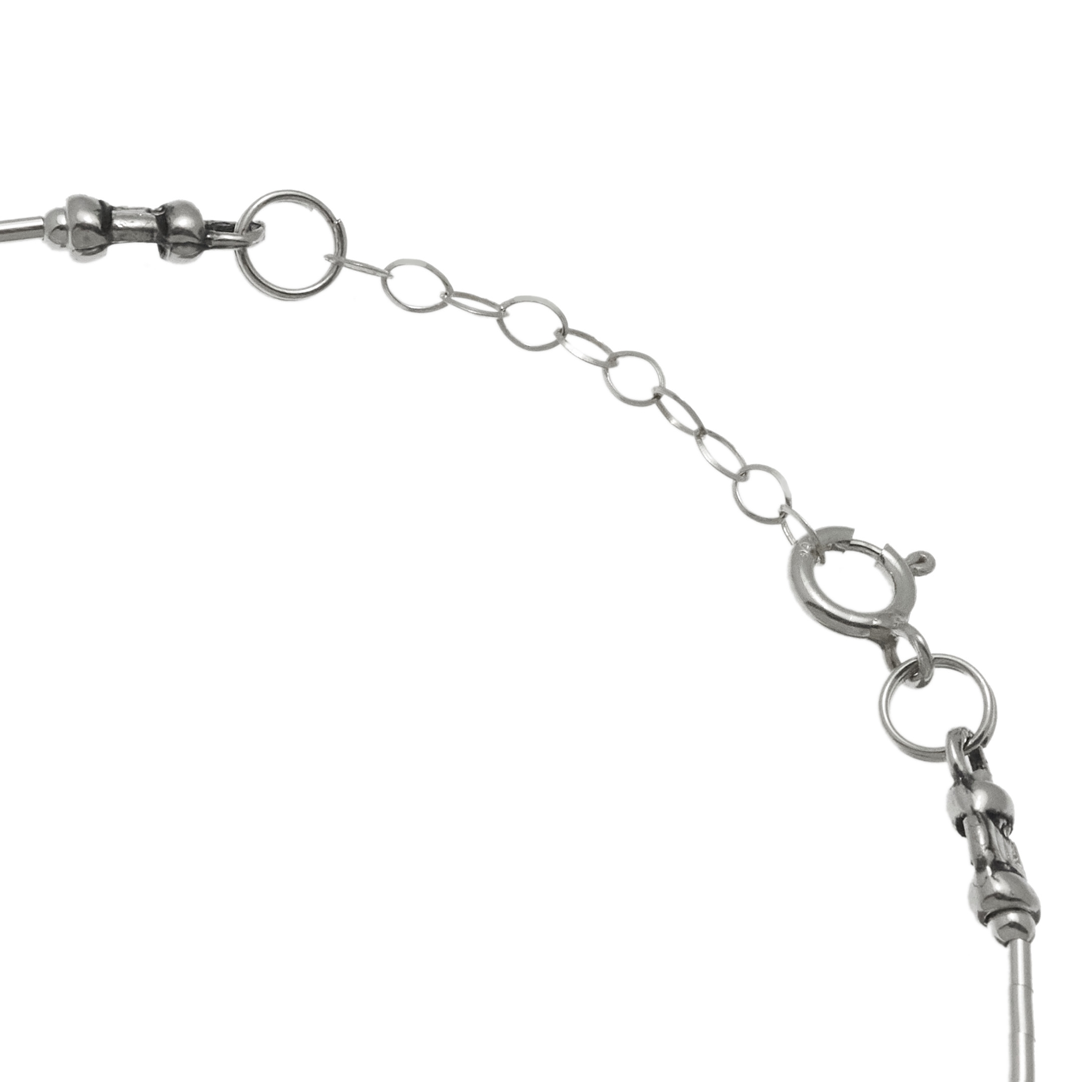 BRw104 silver hearts bracelet - Harpo Paris