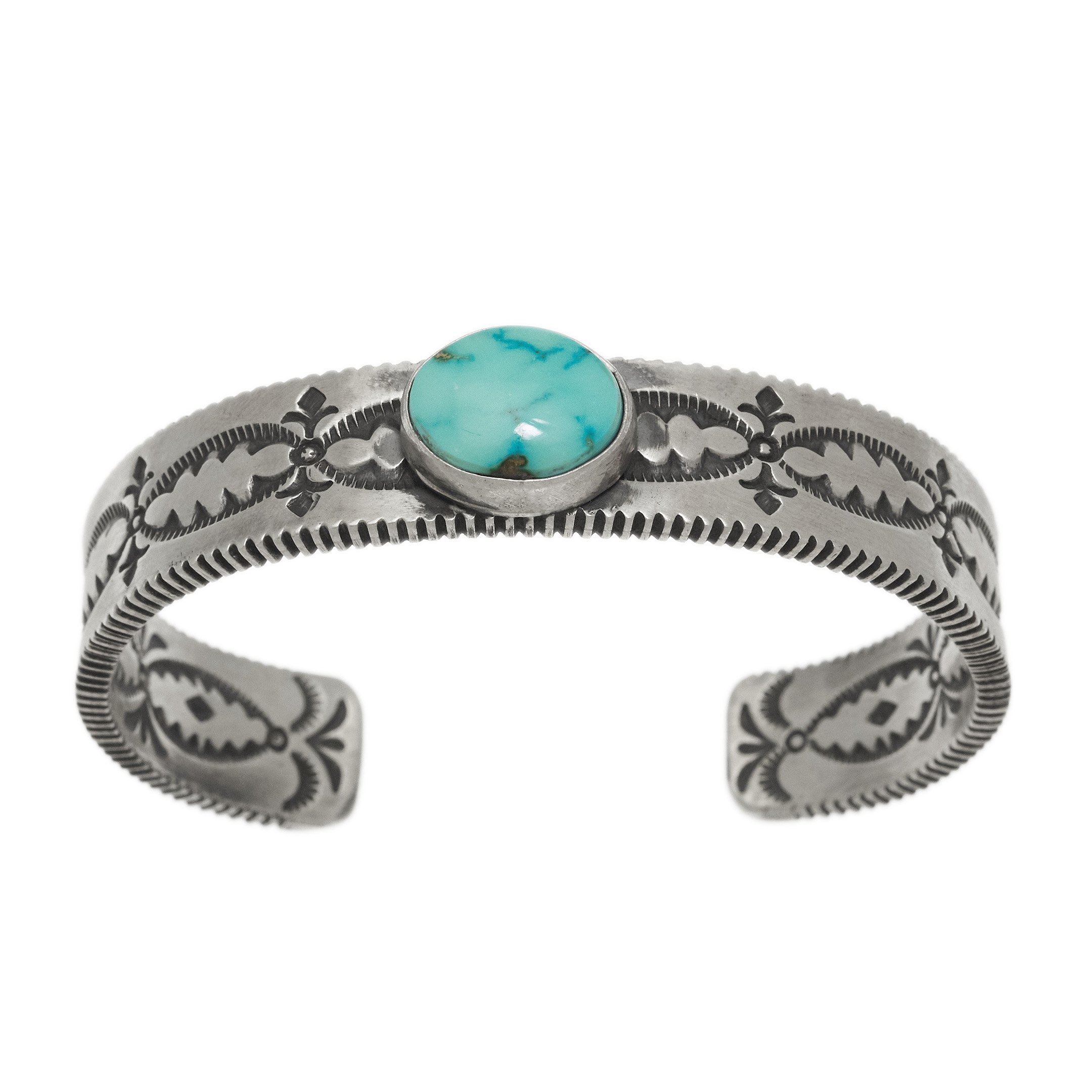 Bracelet homme turquoise et argent BR902 - Harpo Paris