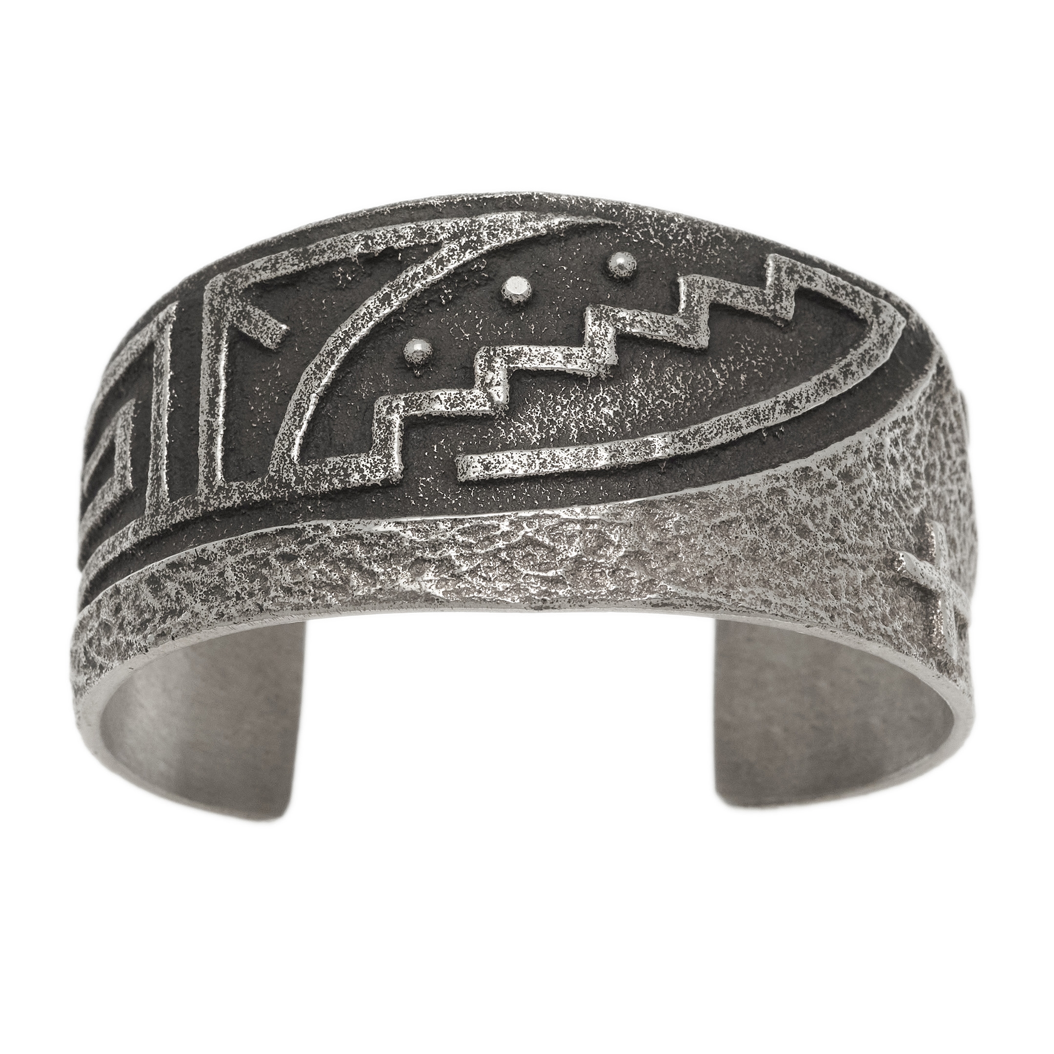 cuff bracelet in silver BR906 - Harpo Paris