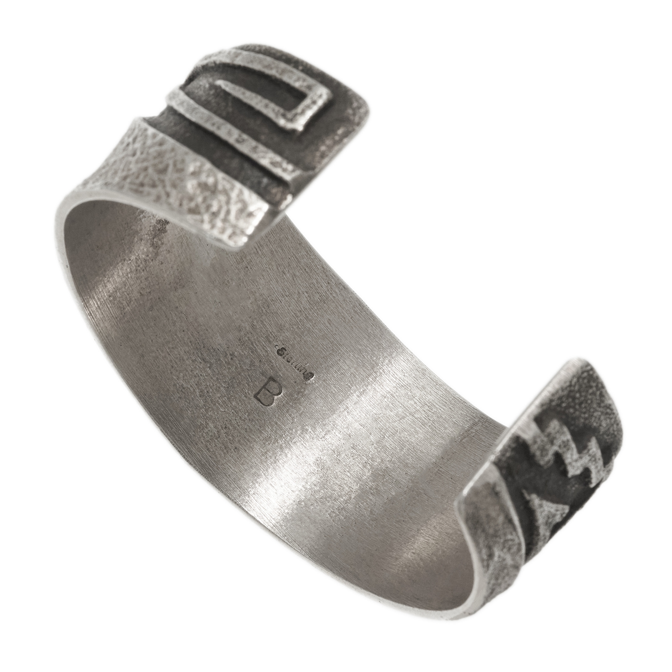 Navajo bracelet in silver BR906 - Harpo Paris