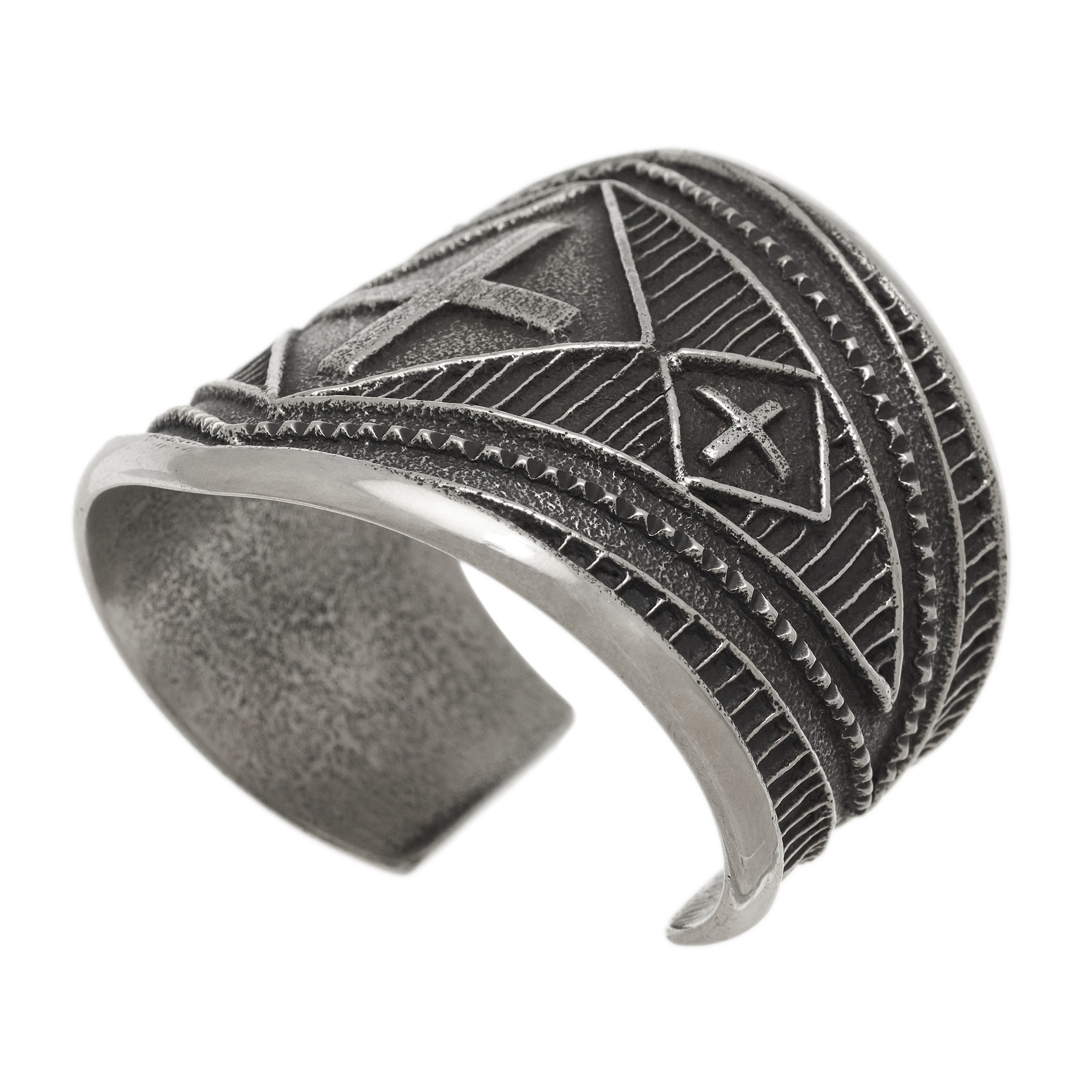 Navajo bracelet in silver BR907 - Harpo Paris