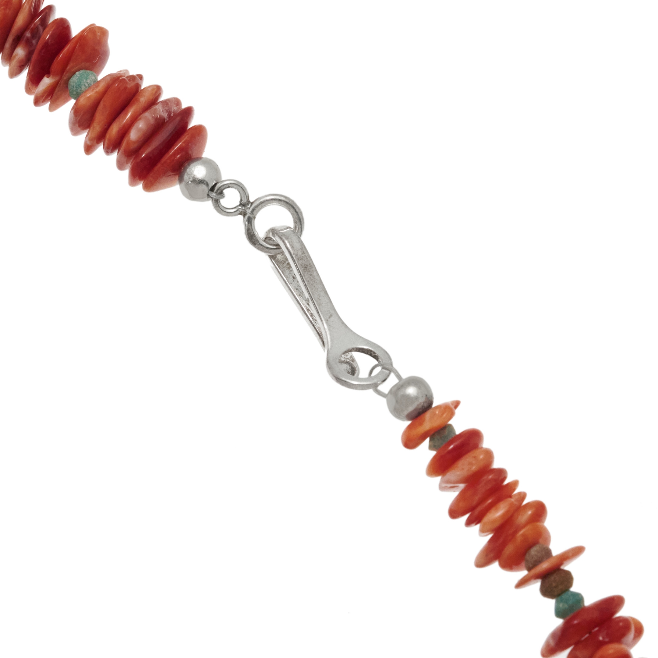 Collier en spondylus et turquoise CO260 - Harpo Paris