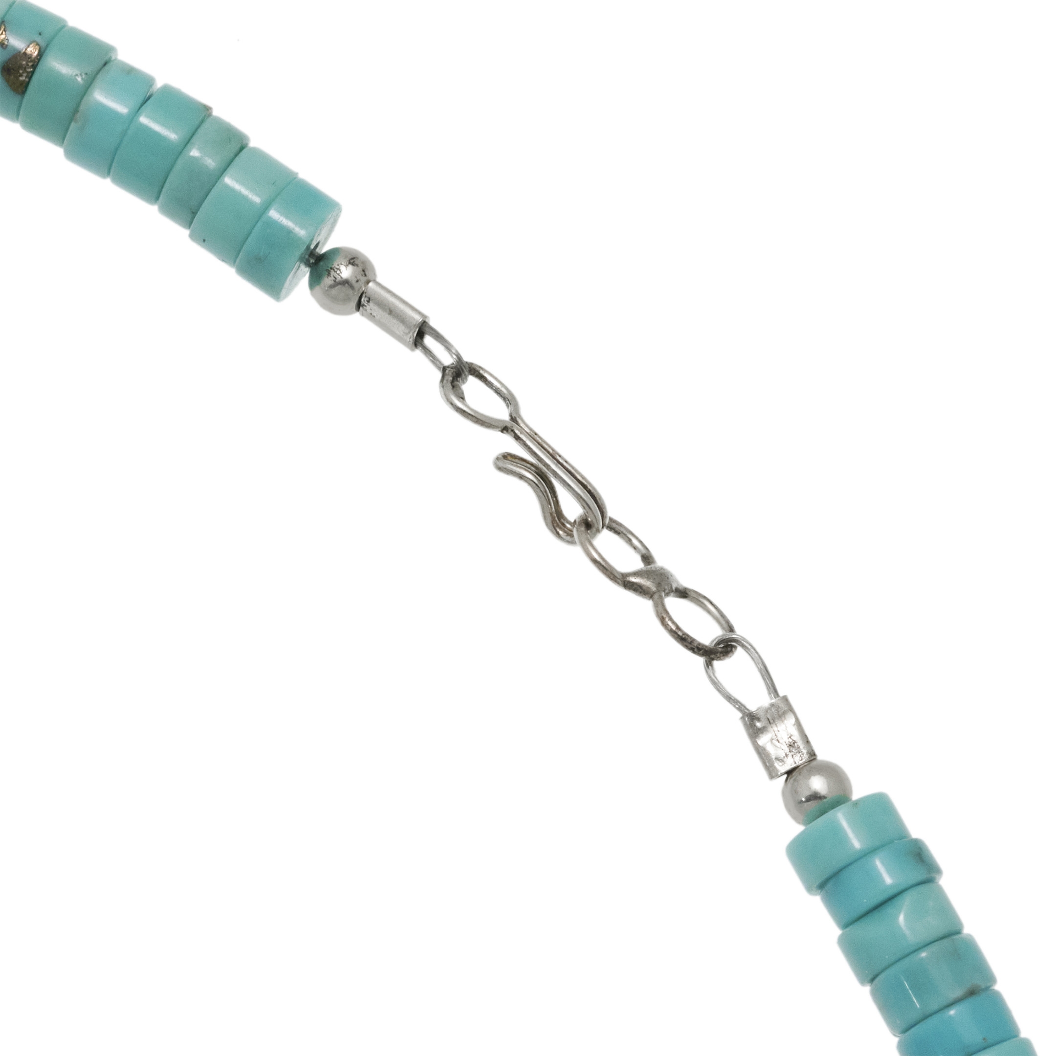 Pueblo necklace in turquoise beads, CO264 - Harpo Paris
