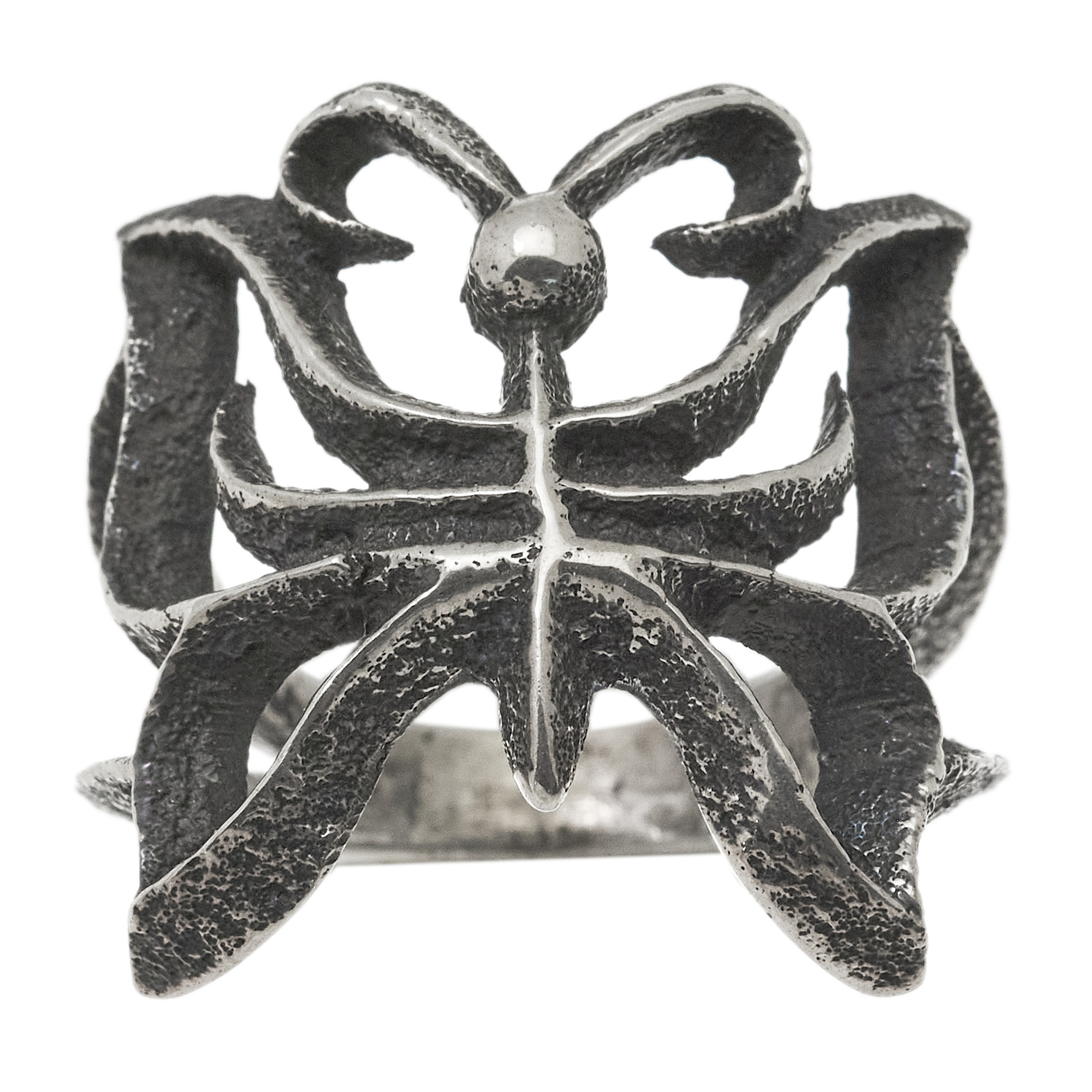 Tufa Cast ring in sterling silver BA1632 - Harpo Paris