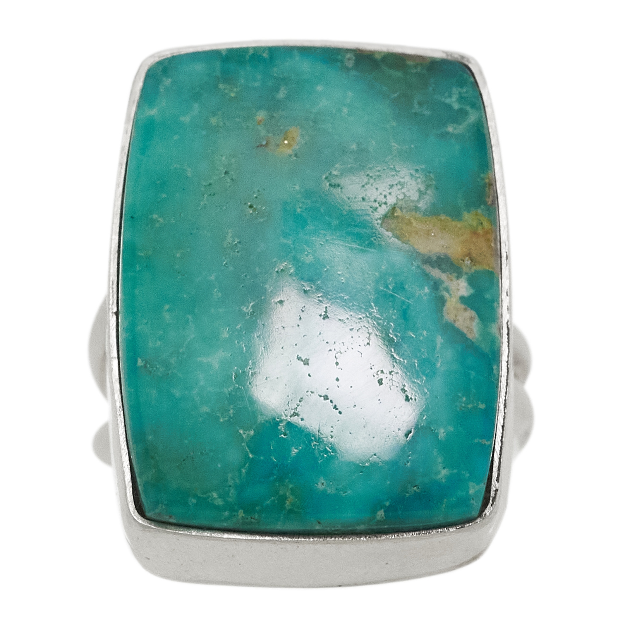 turquoise and silver Navajo ring BA1654 - Harpo Paris