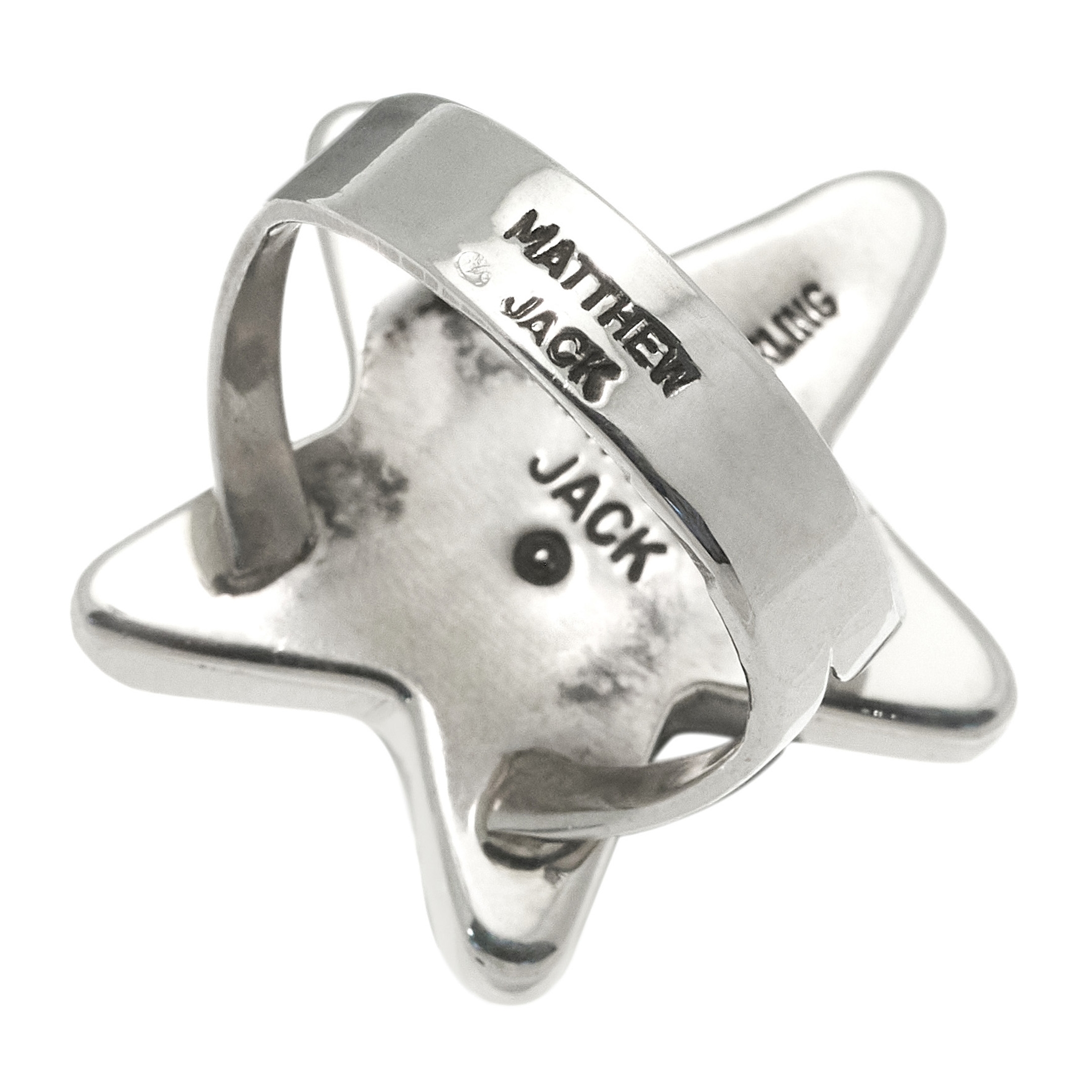 Ring in micro-inlay and silver BA1695 - Harpo Paris