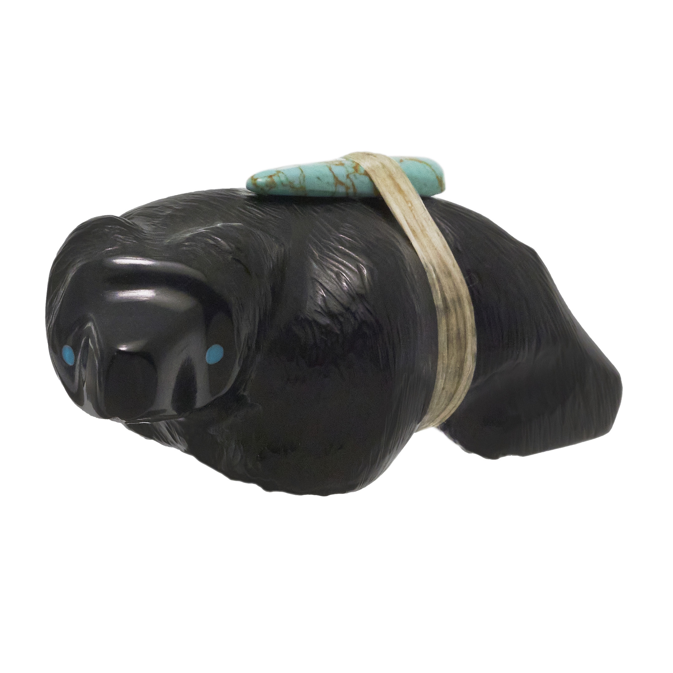 Zuni fetish FE259 in black-jet - Harpo Paris