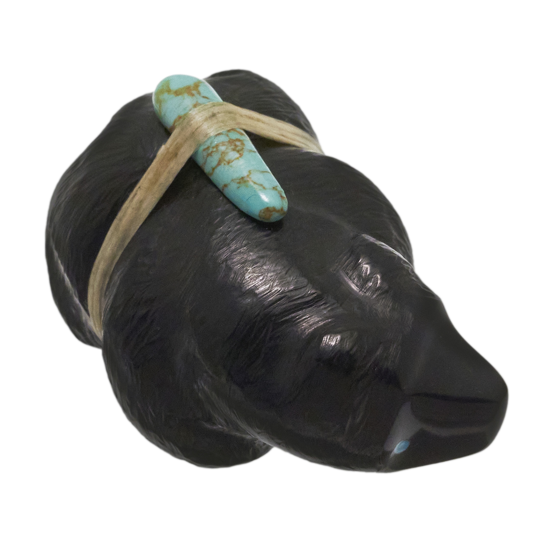 Zuni fetish FE259 in black-jet - Harpo Paris