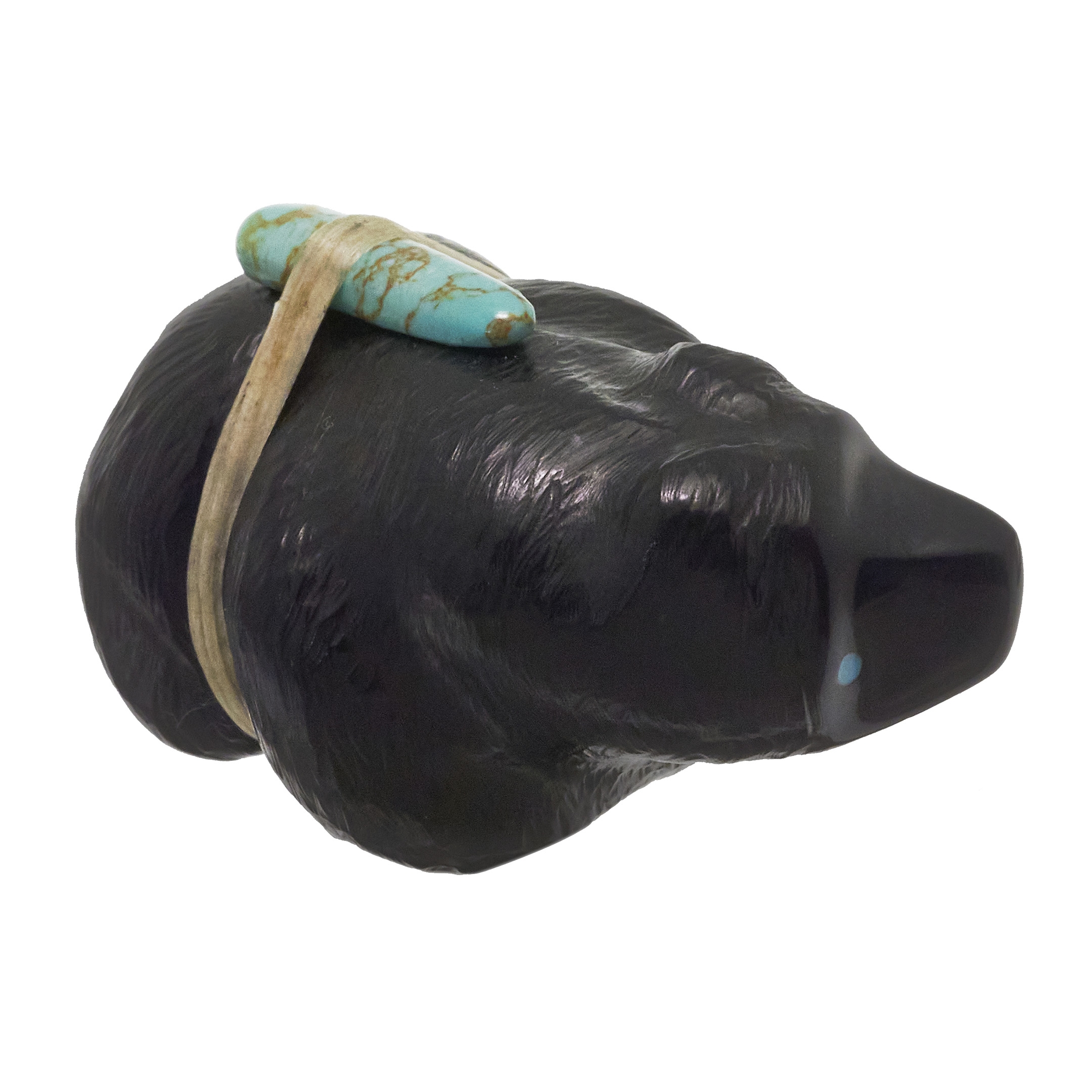 Zuni fetish FE259 in black-jet - Harpo Paris