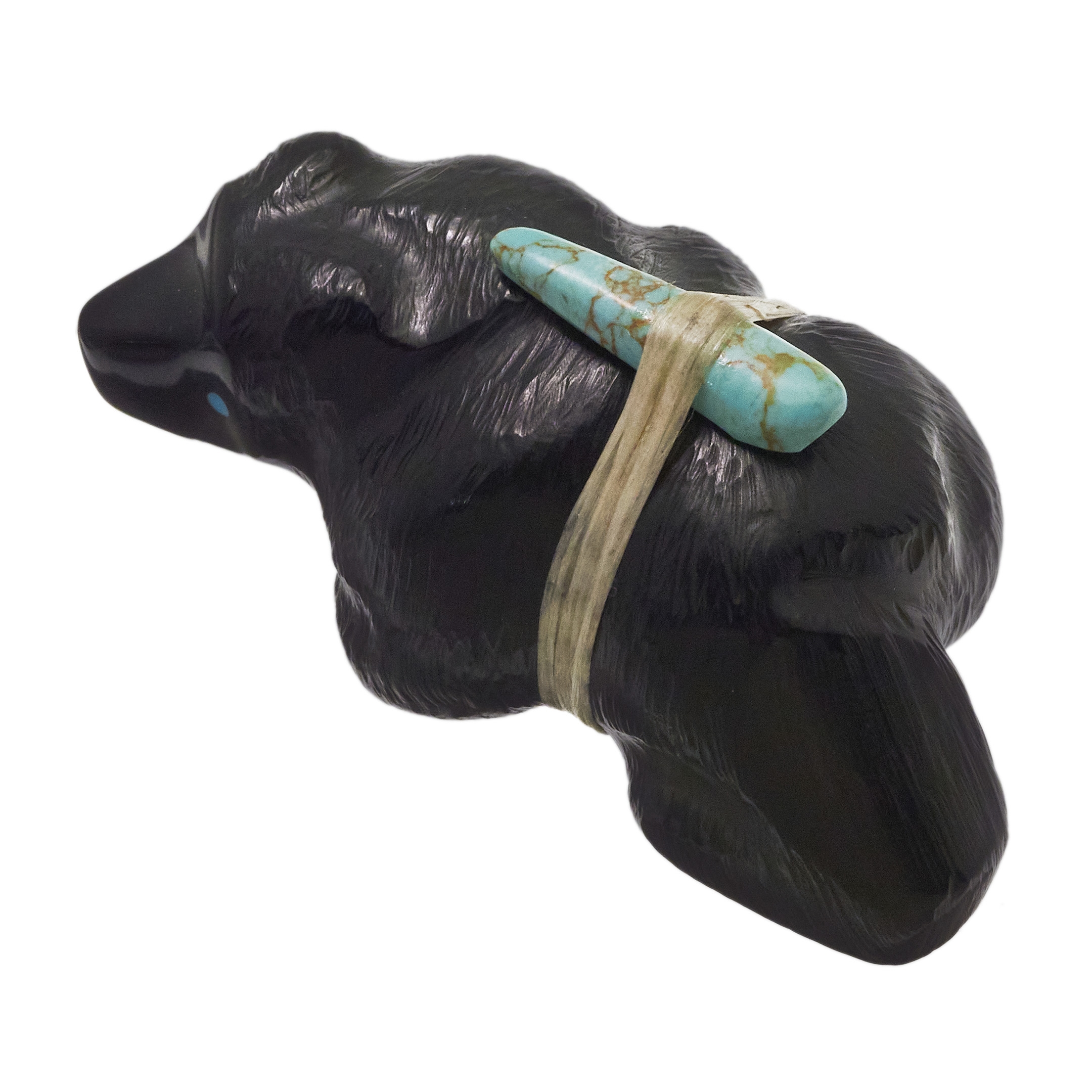 Zuni fetish FE259 in black-jet - Harpo Paris