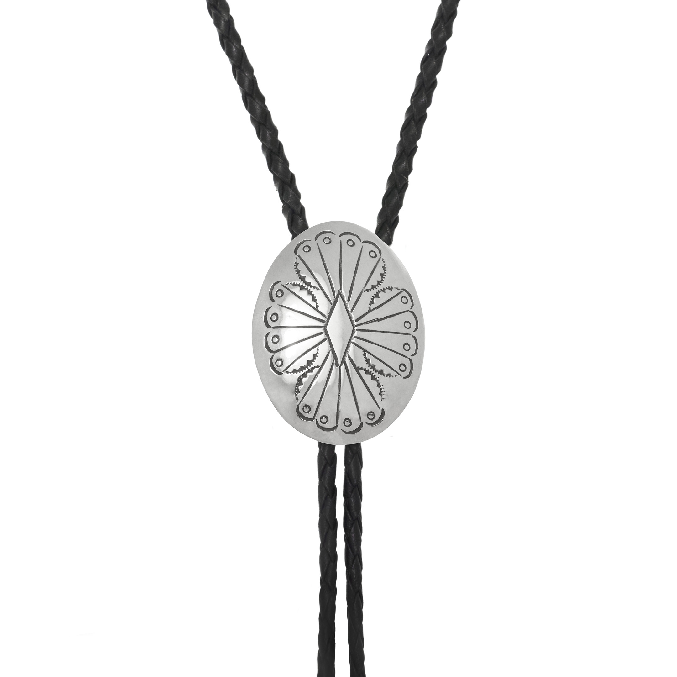 Silver bolo tie BT78 - Harpo Paris