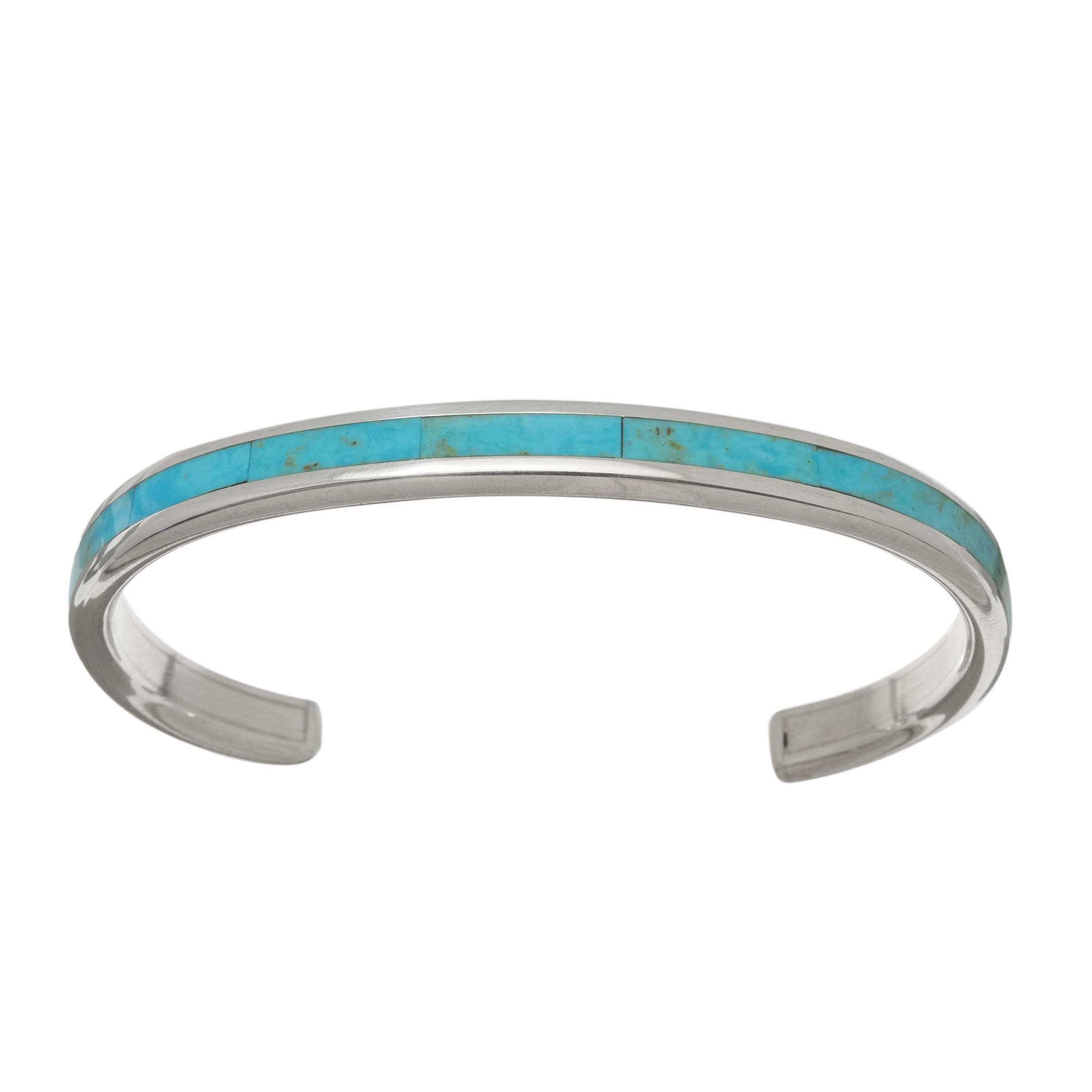 Silver and turquoise bracelet BR915 - Harpo Paris