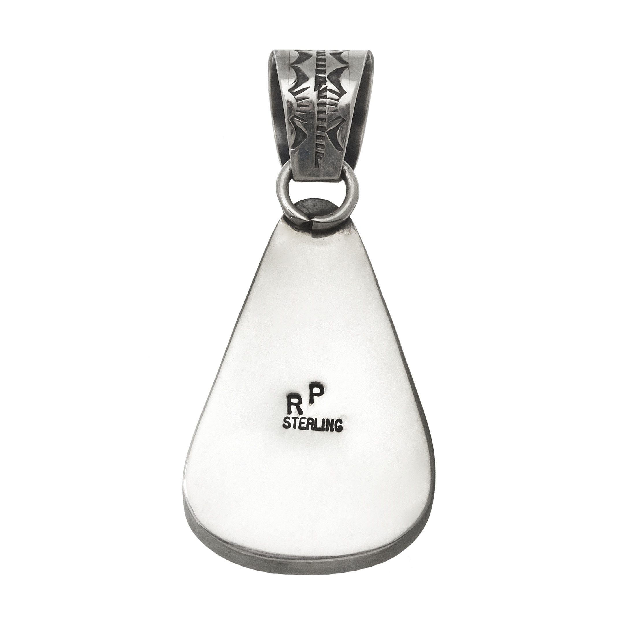 Turquoise Navajo pendant PE607 - Harpo Paris