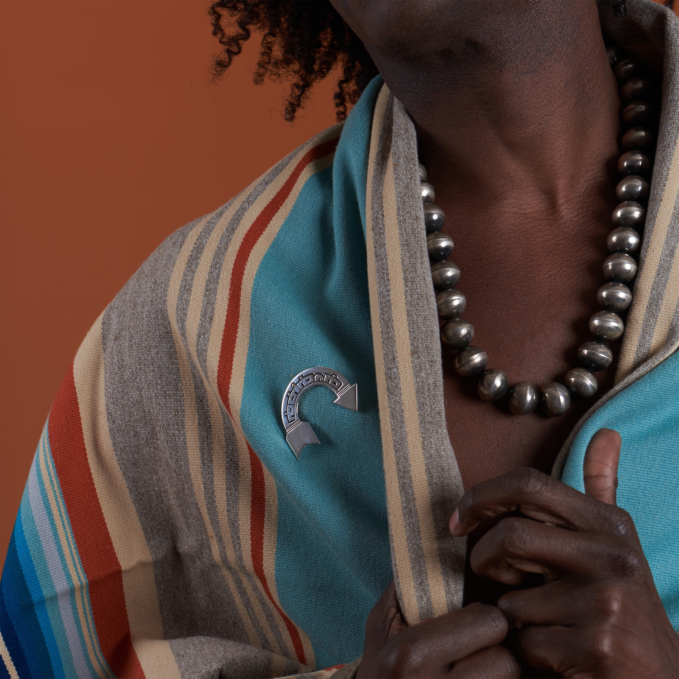 Silver and gold brooch BRO99 - Harpo Paris