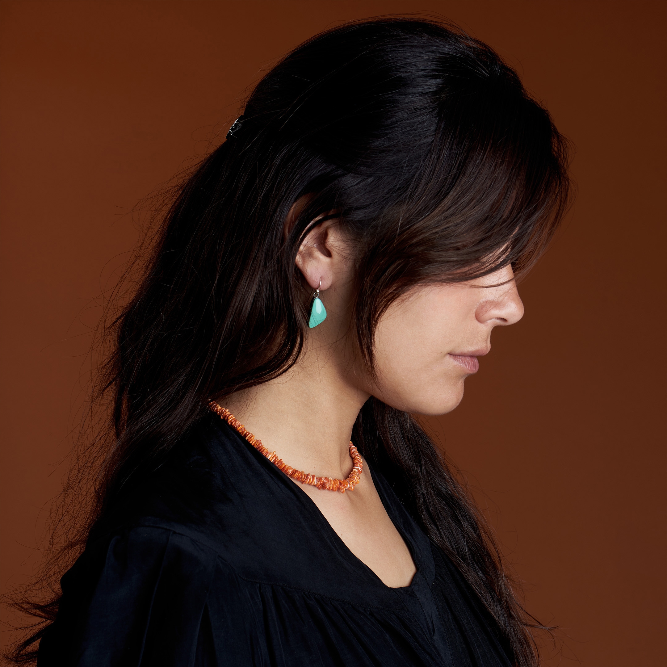 Collier en spondylus CO259 - Harpo Paris