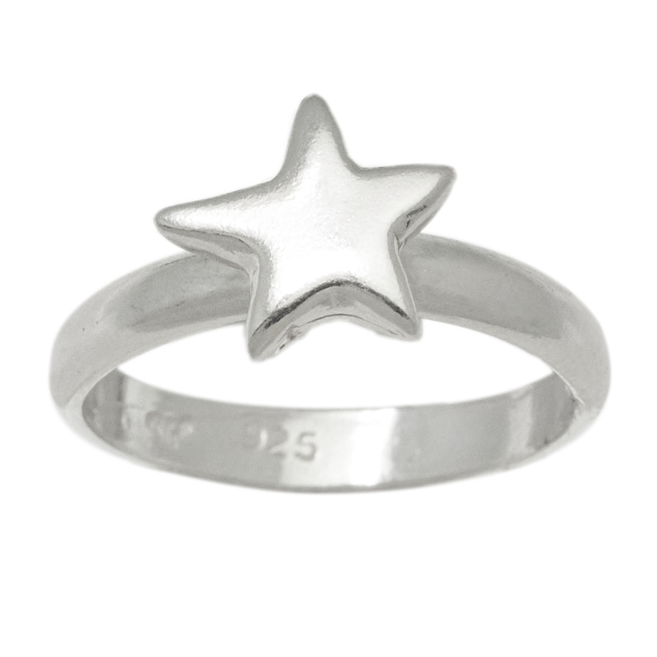 Petit bague étoile en argent BAW51 - Harpo Paris
