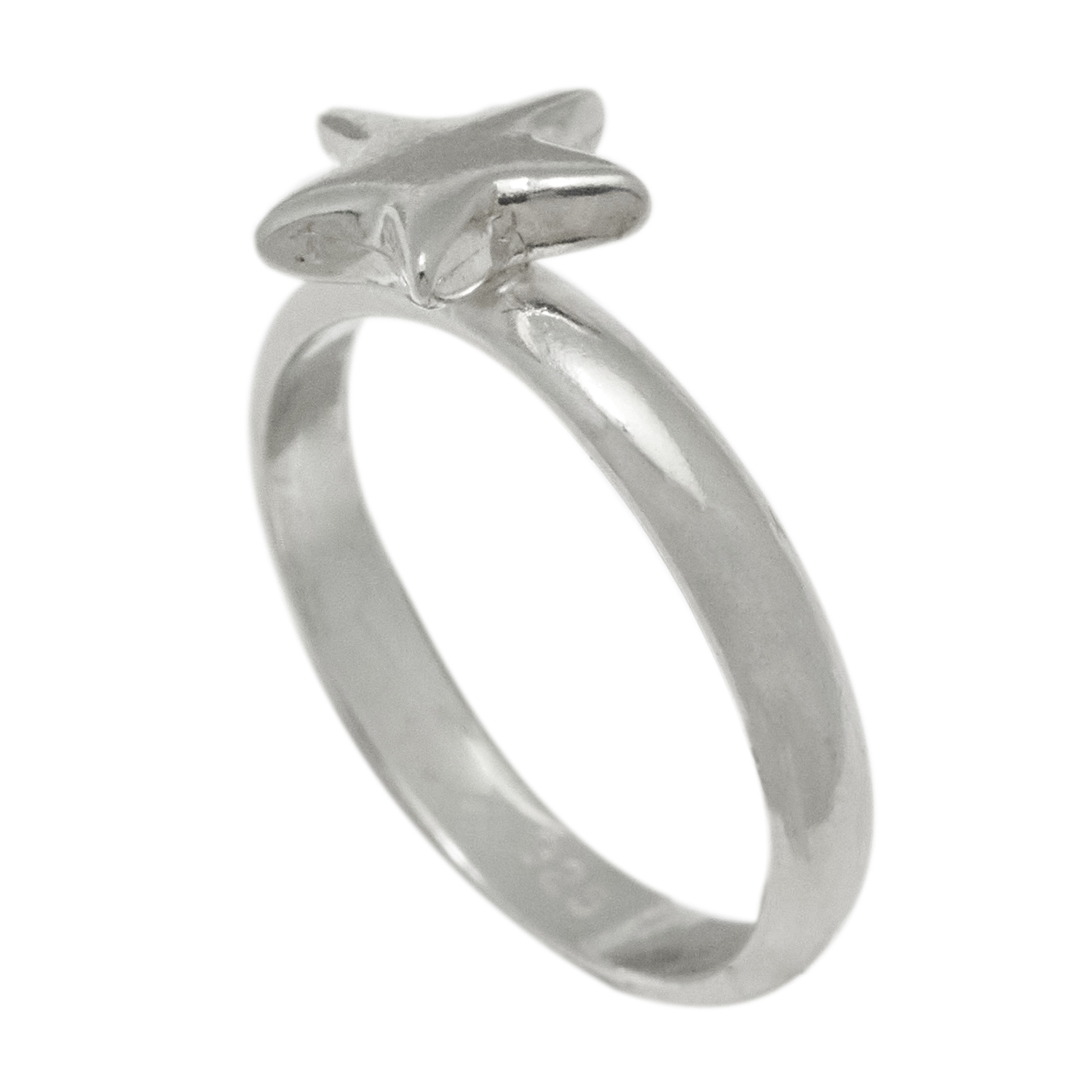 Bague argent étoile BAW51 - Harpo Paris