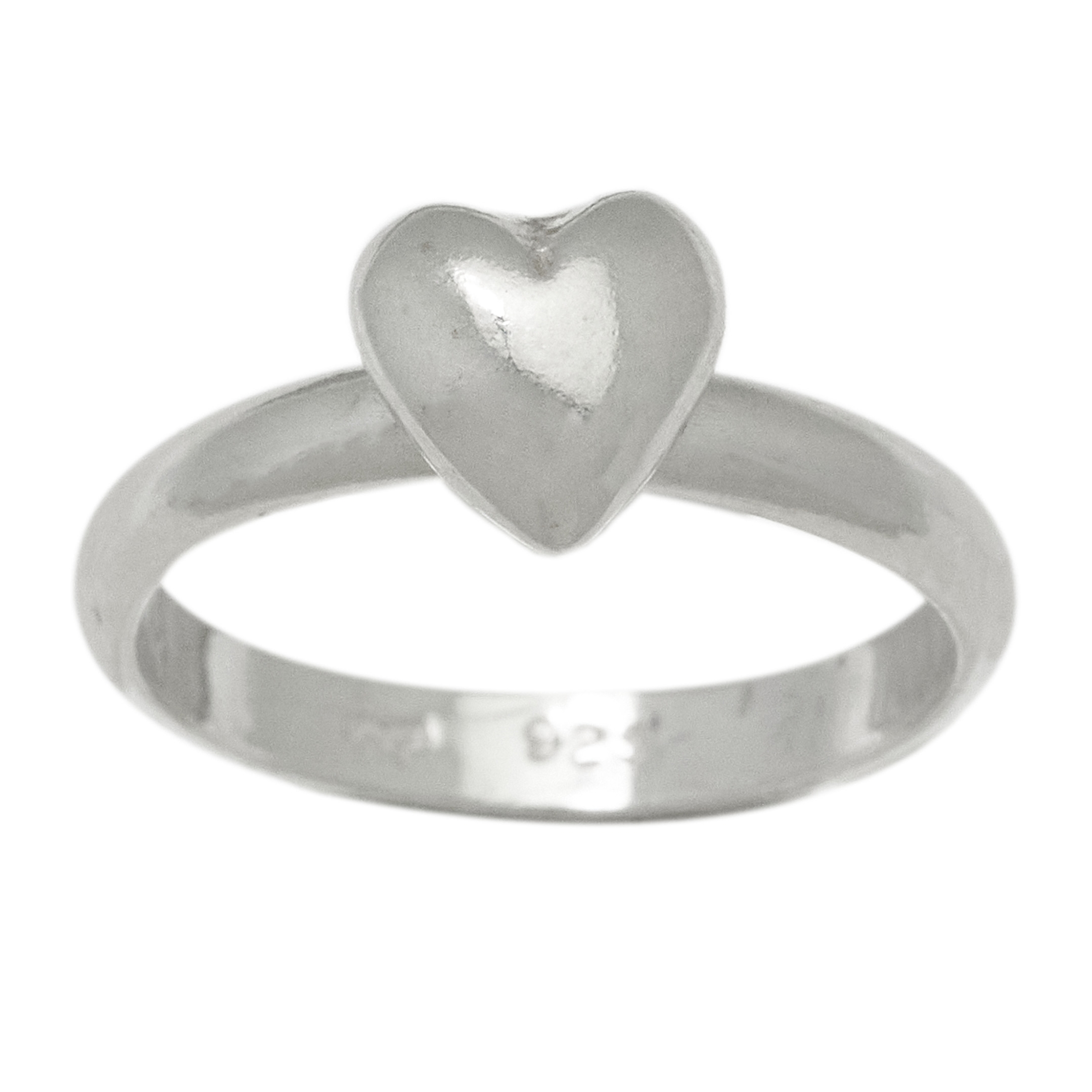 Petit bague coeur en argent BAW50 - Harpo Paris