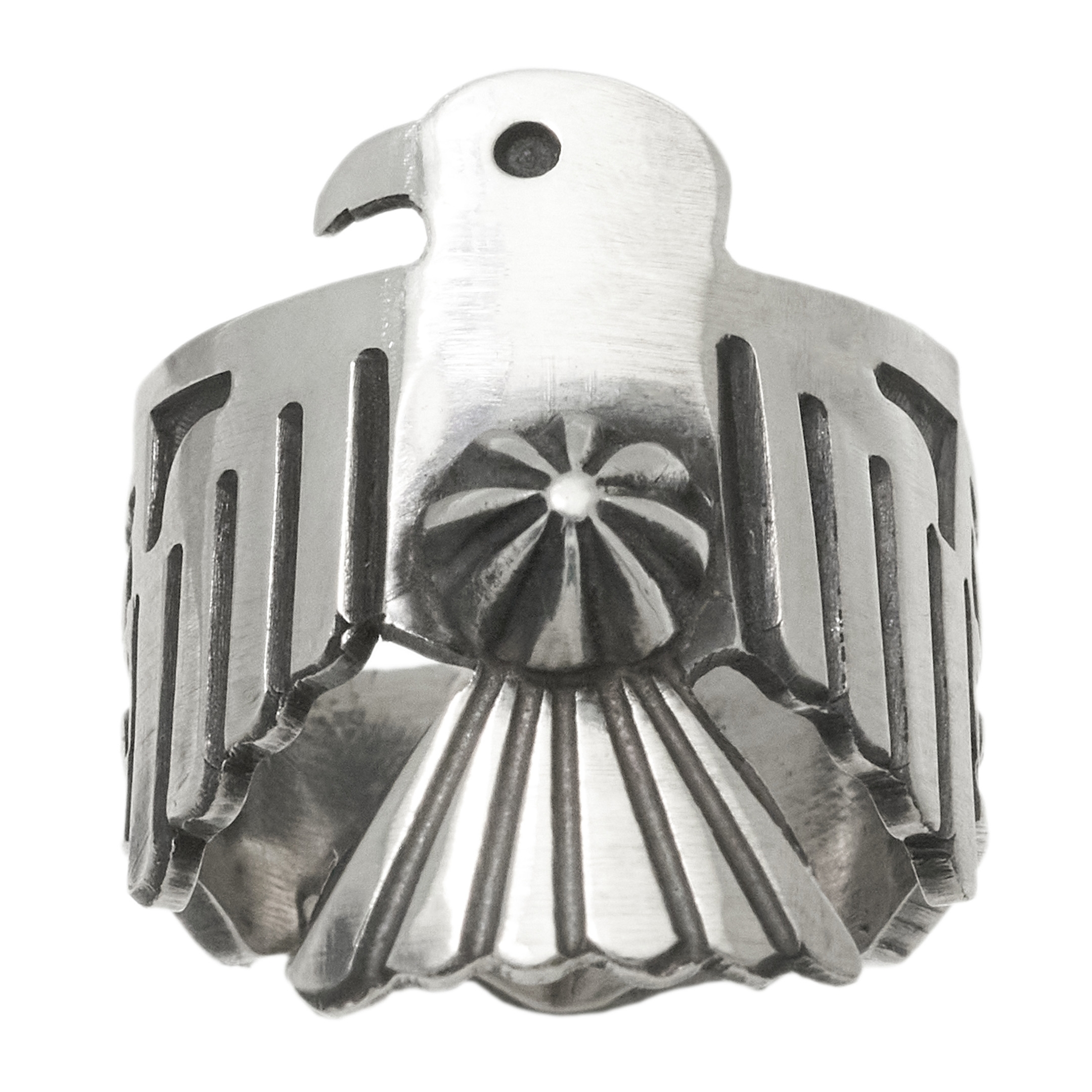 Bague Thunderbird en argent massif BA1703 - Harpo Paris