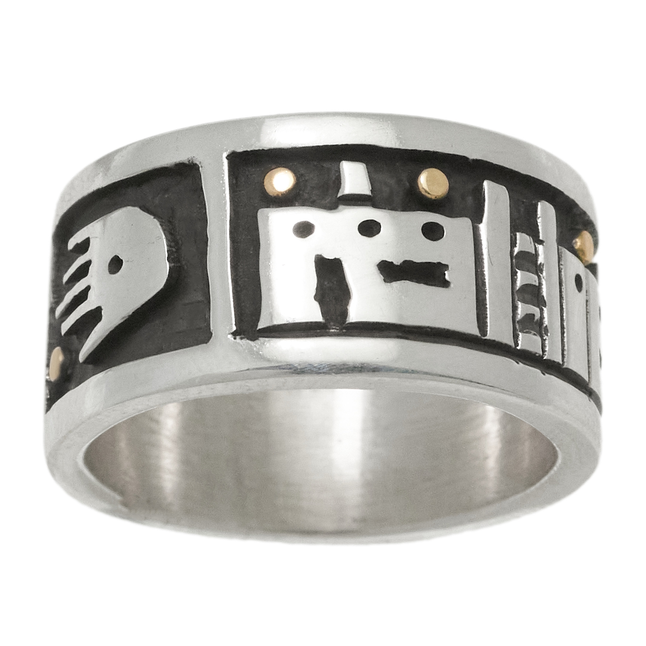 Sterling silver ring, BA1706 - Harpo Paris