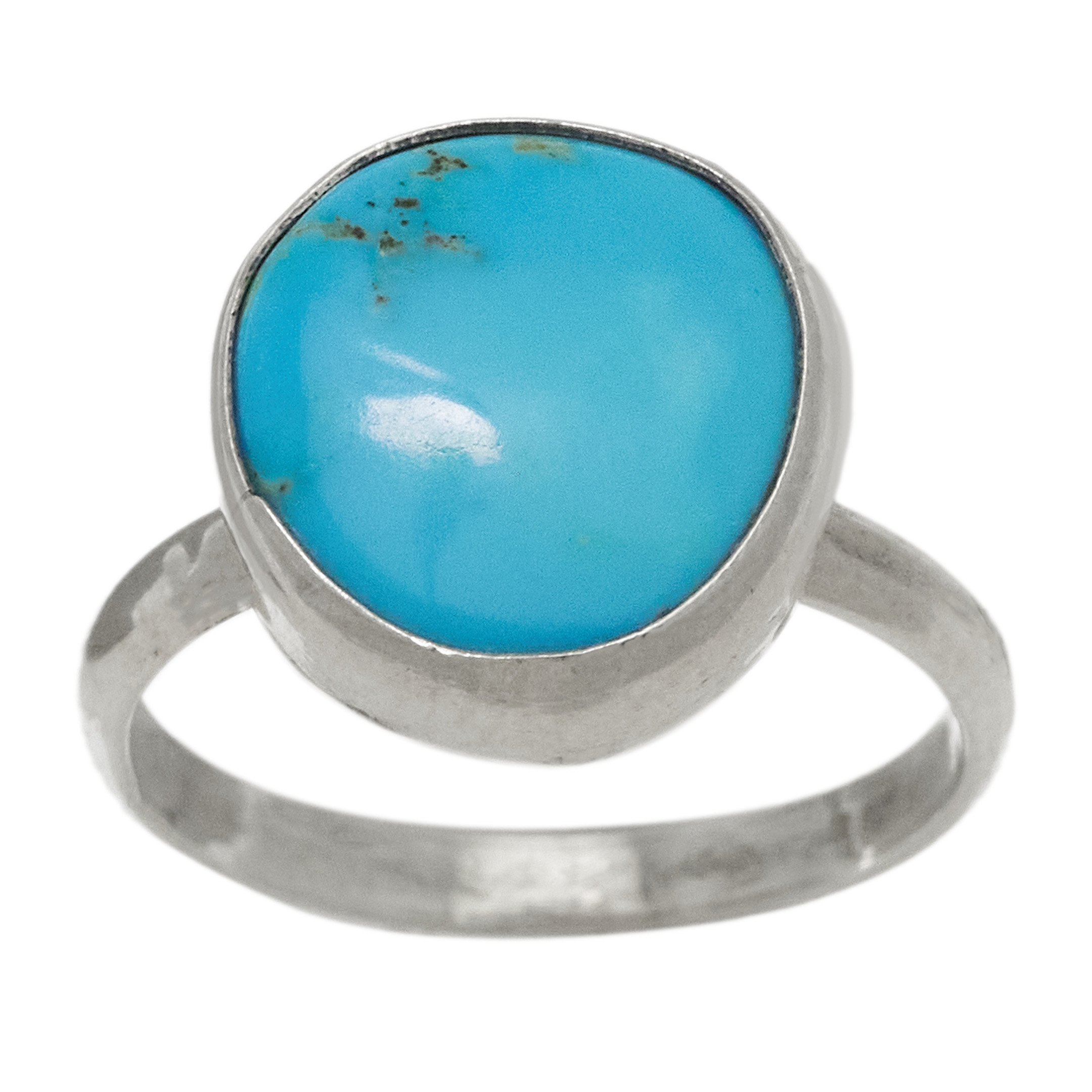 Turquoise and silver ring BA1741 - Harpo Paris