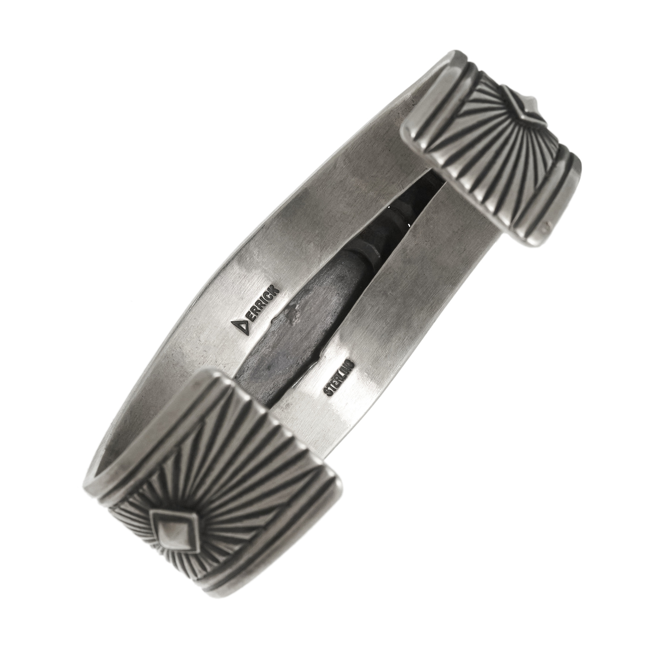 Turquoise and silver bracelet BR934 - Harpo Paris